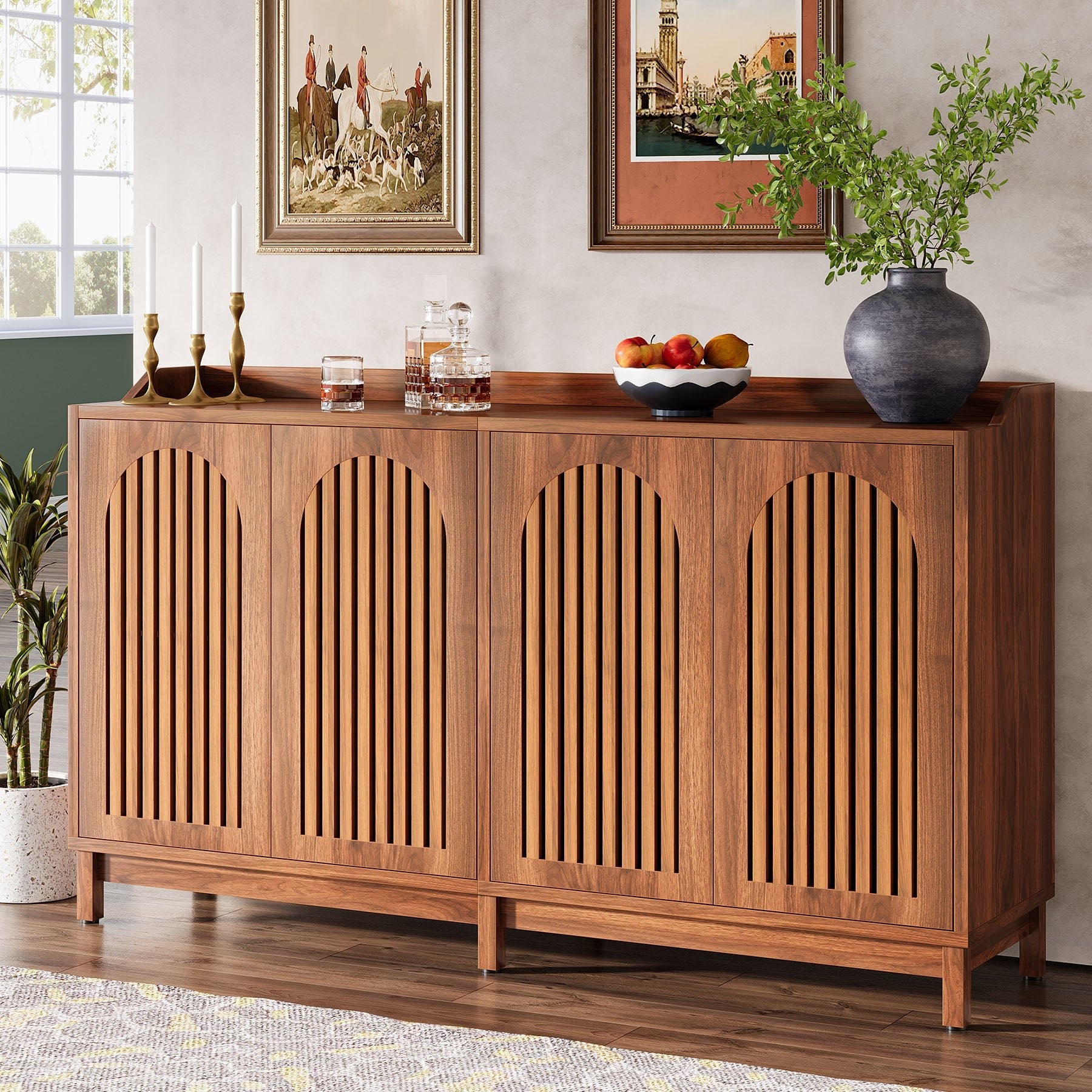 Buffet Cabinet Modern Sideboards For Sale Arendal Mahogany Wood