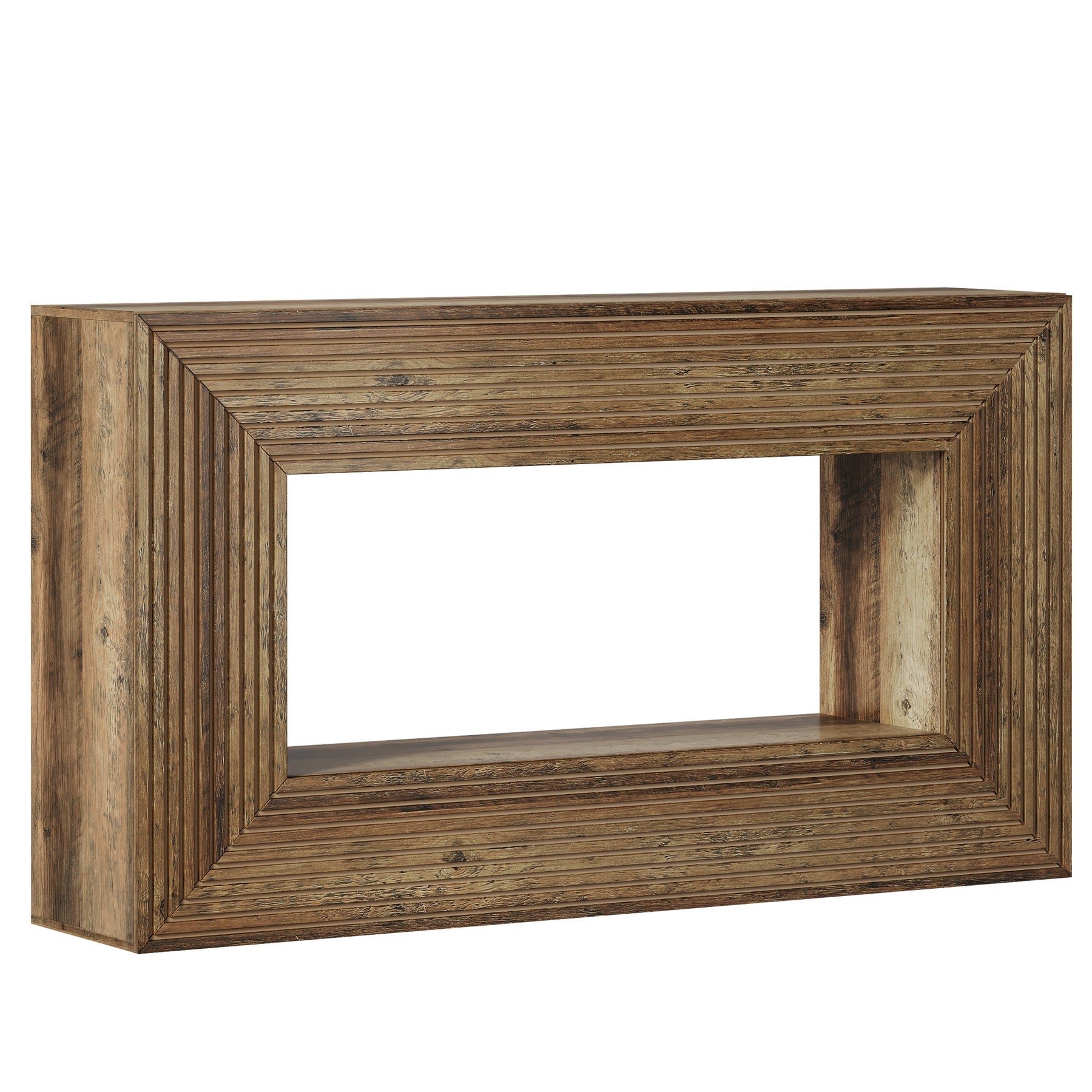 59" Console Table, Farmhouse Sofa Table Hallway Table with Storage Tribesigns