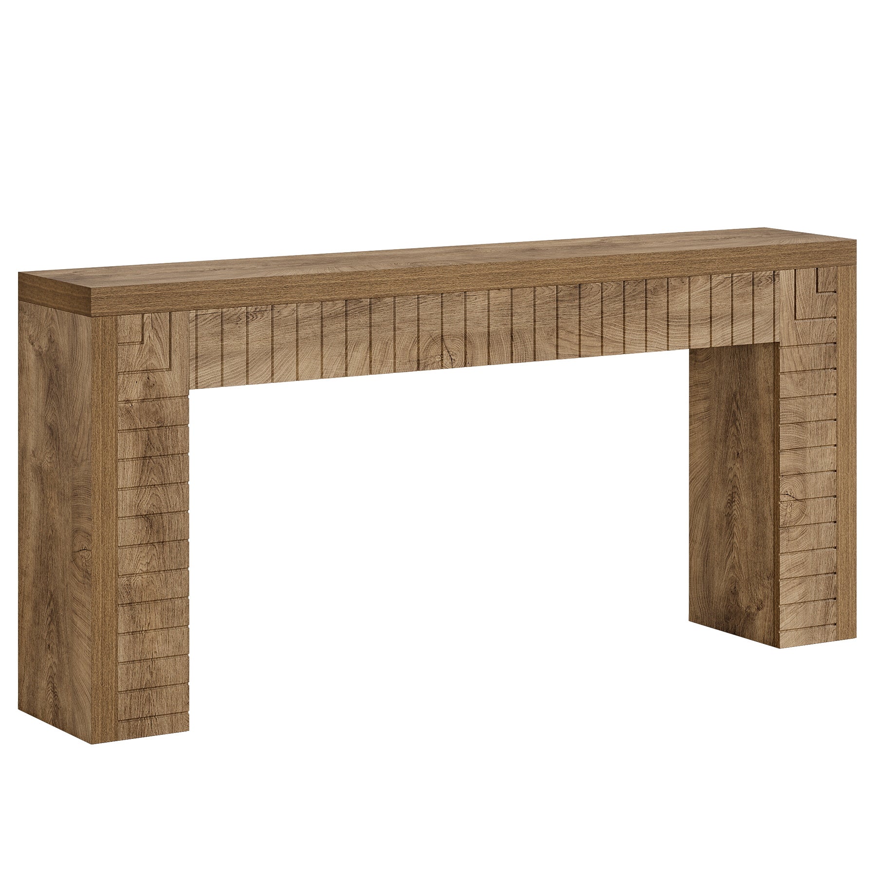 70.9" Long Console Table, Narrow Sofa Table Behind Couch