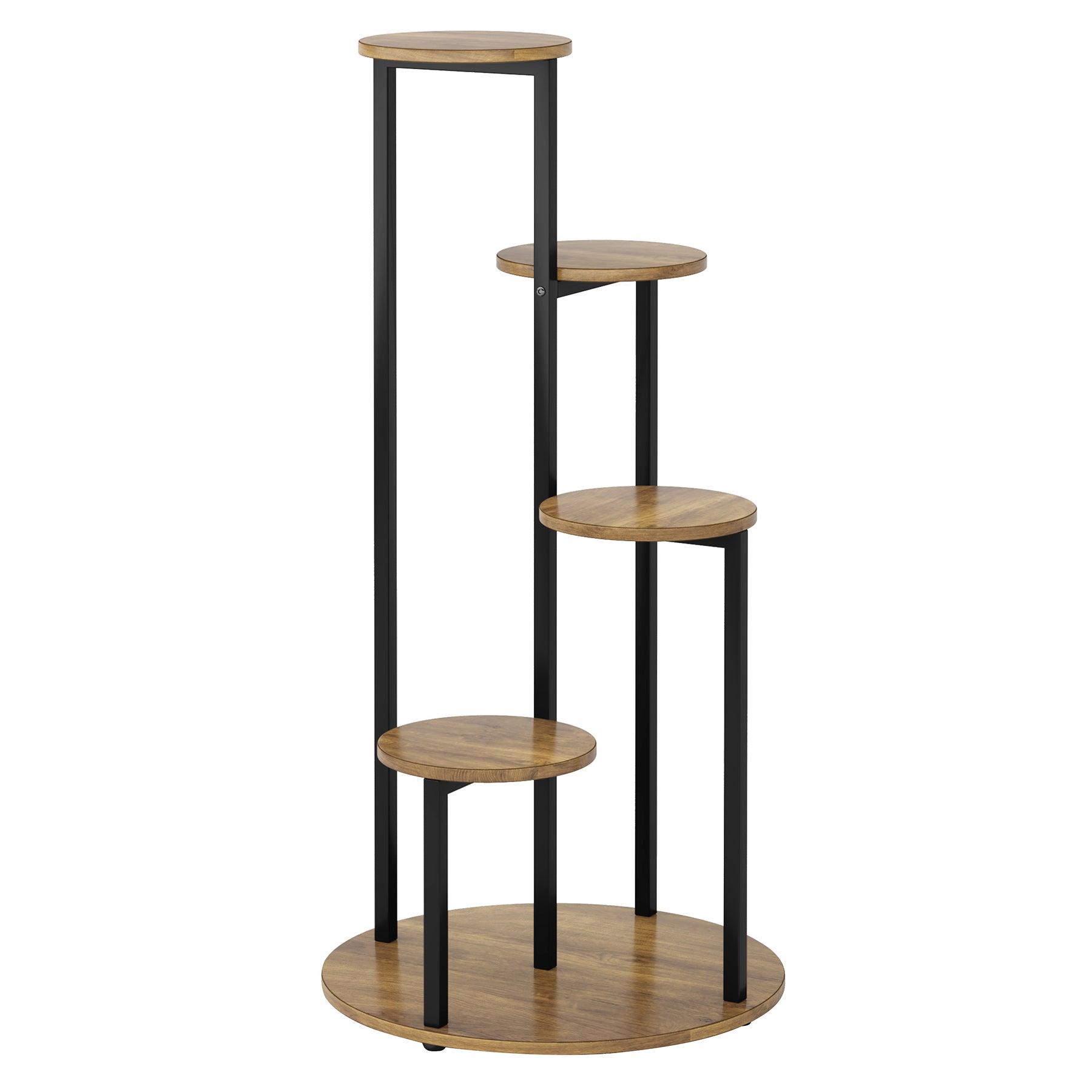 4-Tier Plant Stand, Multiple Potted Plants Holder Corner Flower Shelf