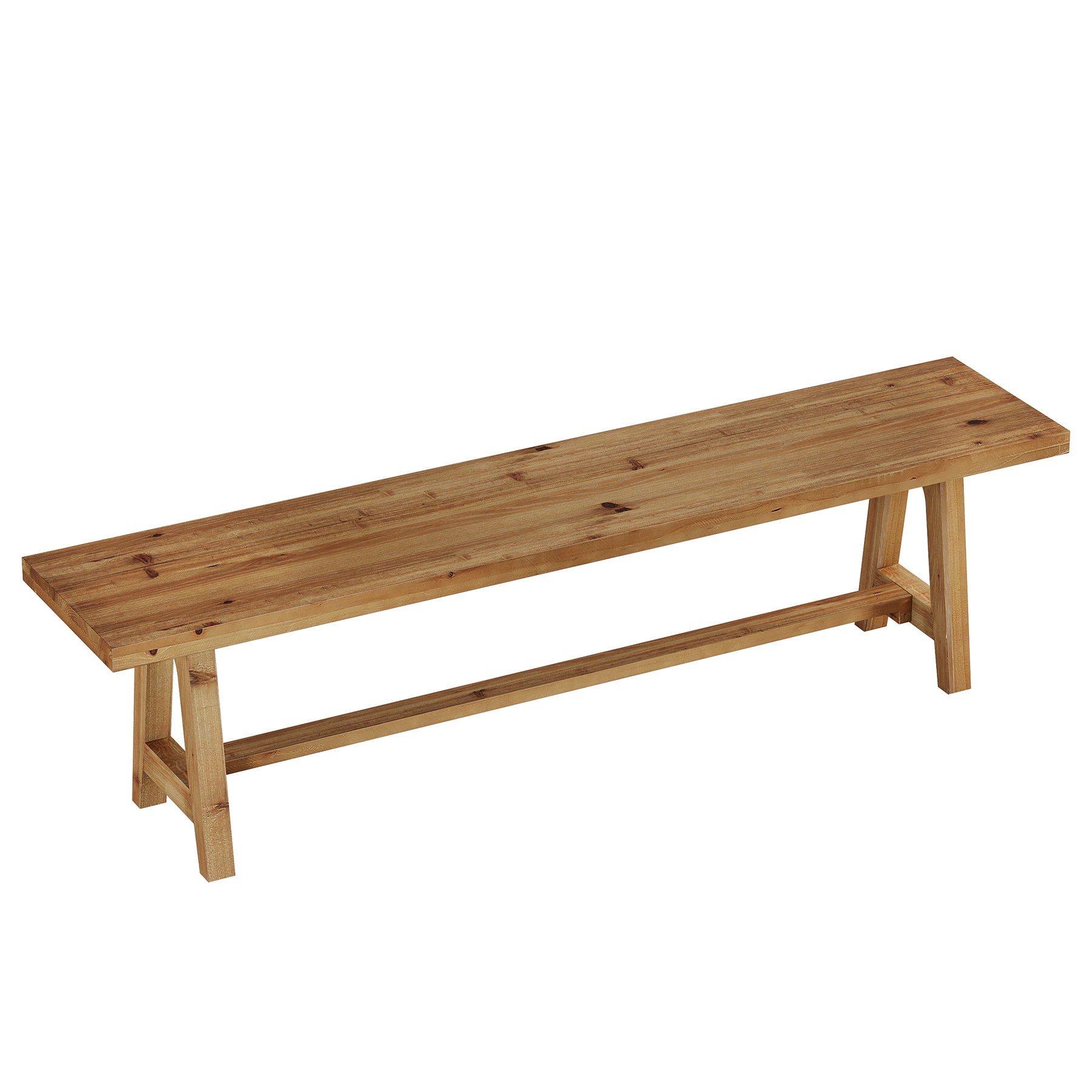 Tribesigns 63-Inch Solid Wood Dining Bench, Farmhouse Kitchen Bench