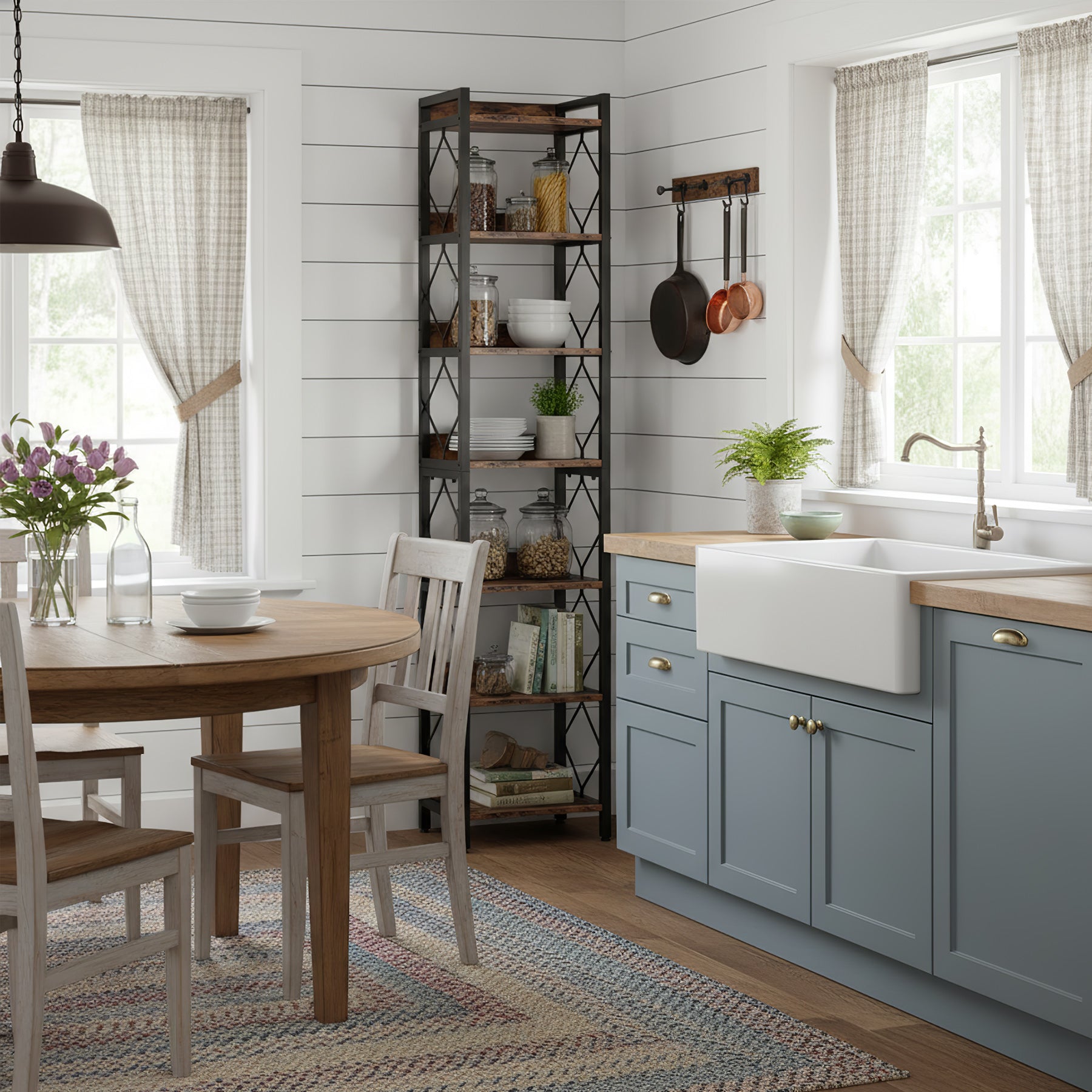 78.7” Tall Narrow Bookshelf, Slim Display Shelf for Home Office & Small Areas