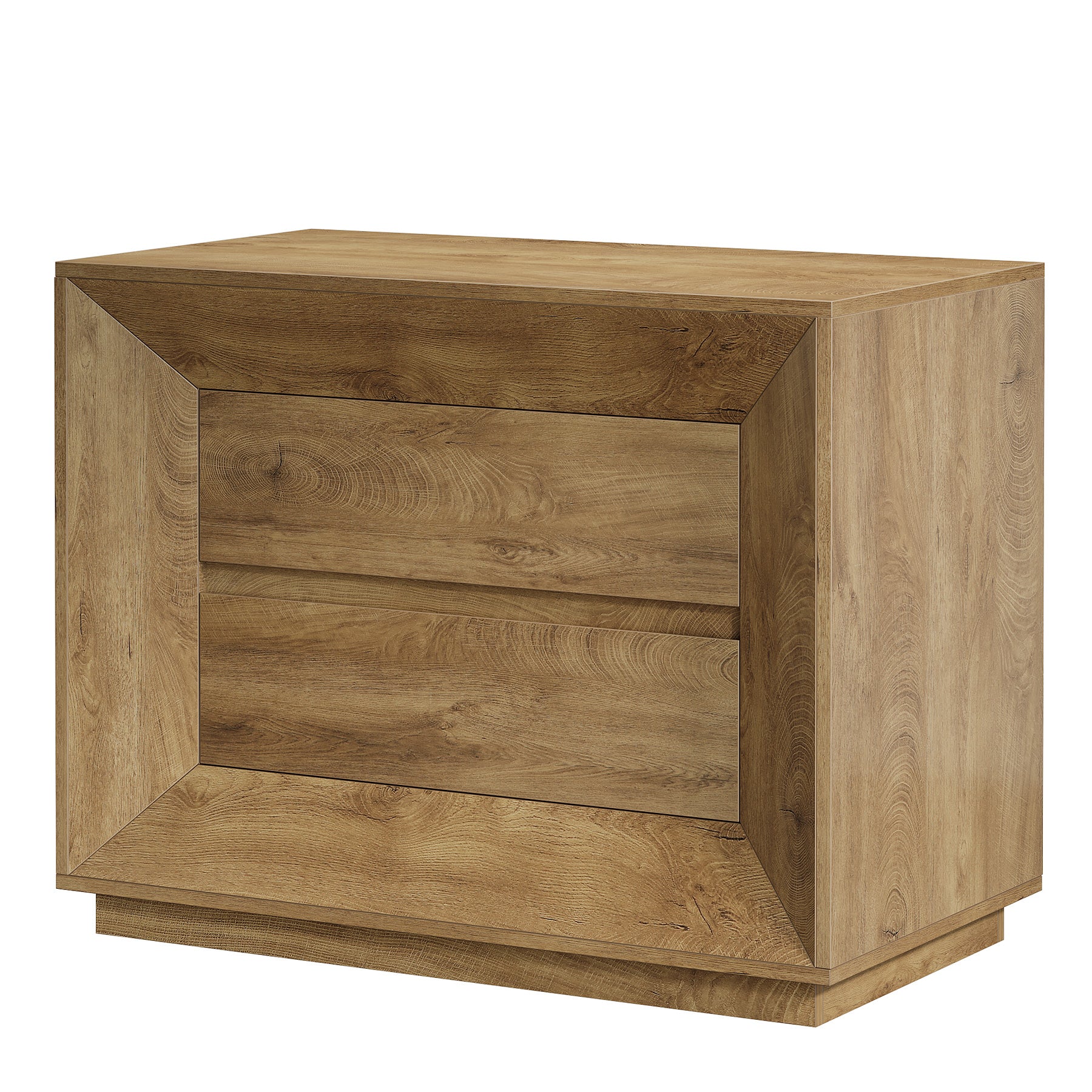 35.43" Wide Nightstand, Large Bedside Table with Drawers