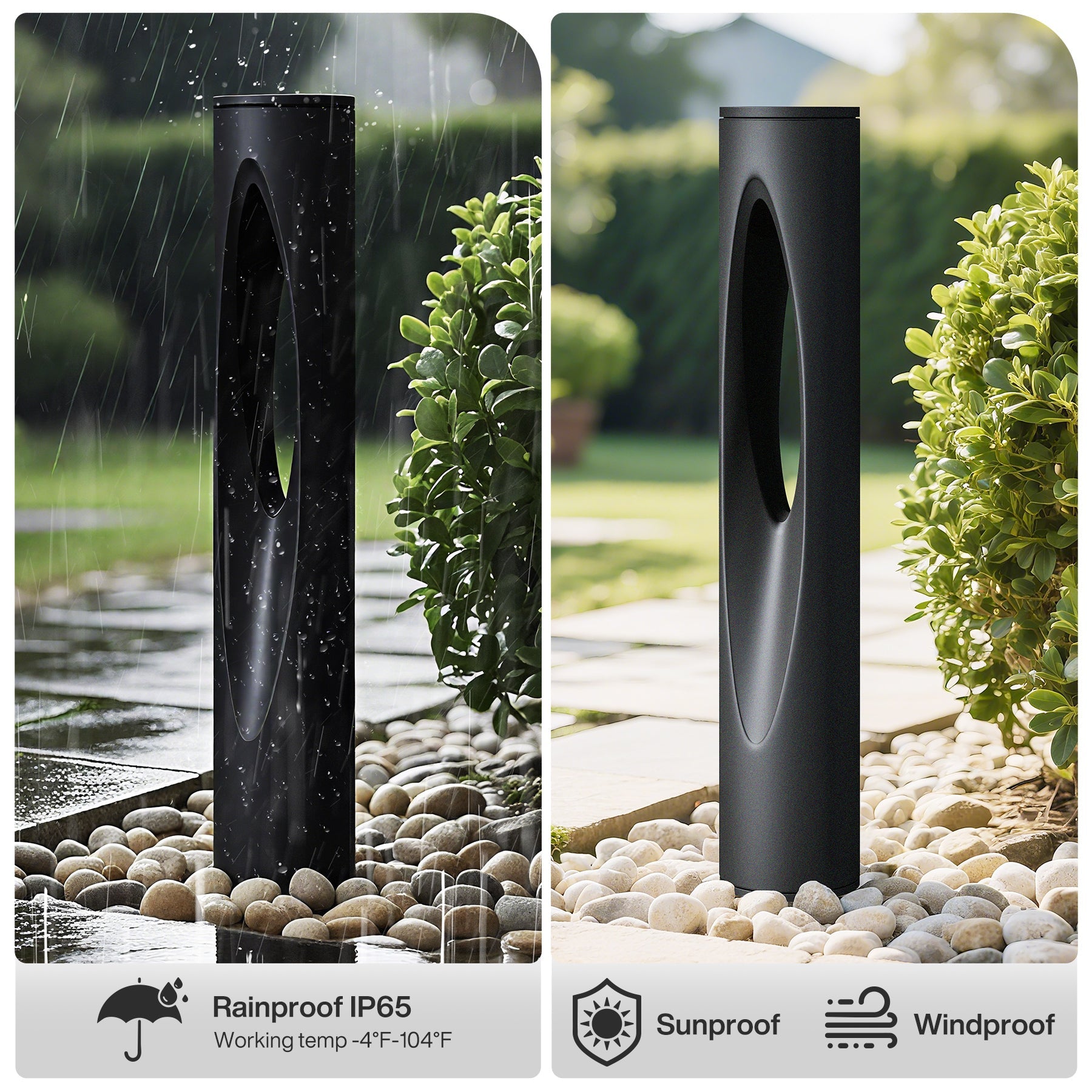 6 - Pack Low - Voltage Landscape Lights, 4.8W LED Pathway Lights Tribesigns