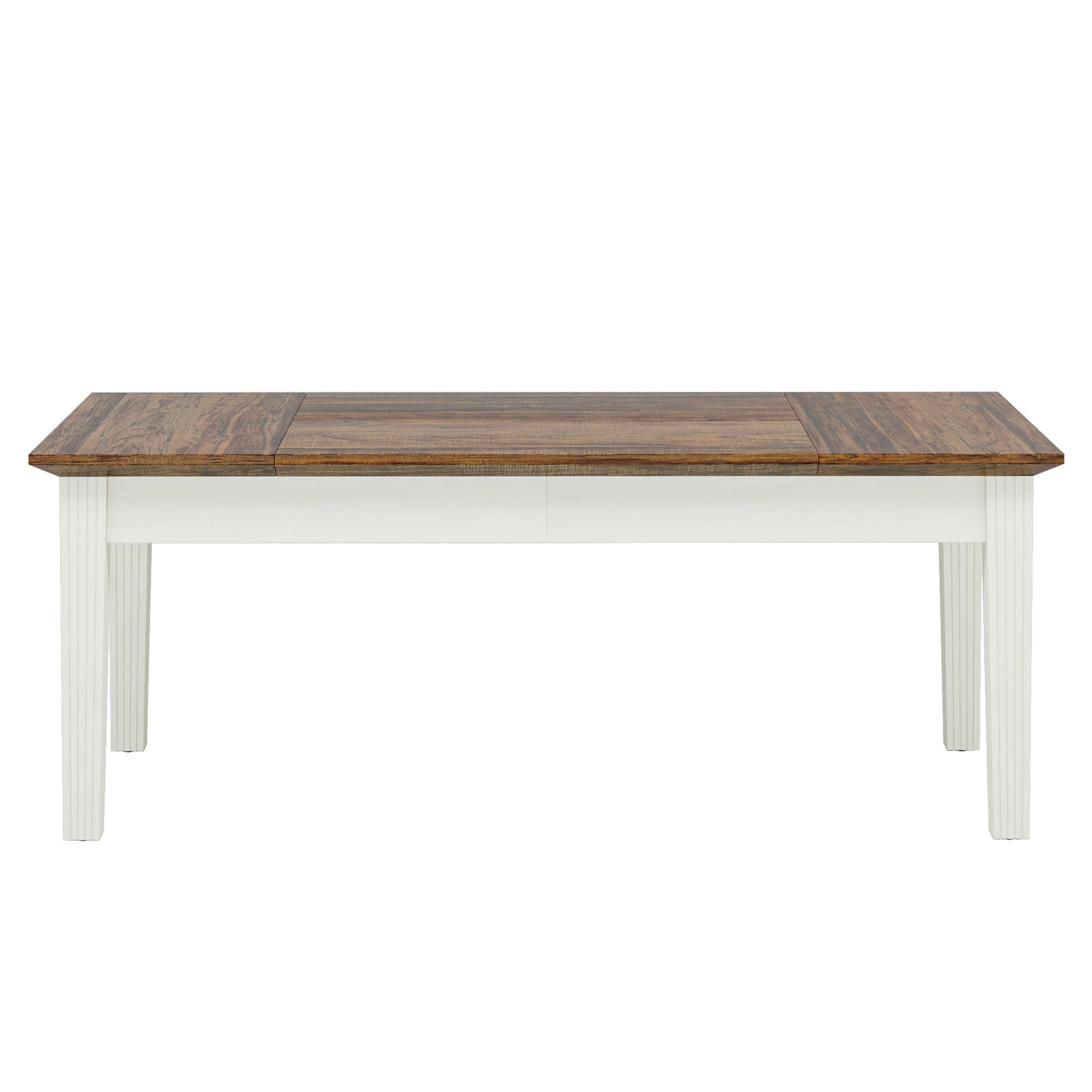 62 - Inch Dining Table, Farmhouse Rectangular Kitchen Table for 4 - 6 Tribesigns