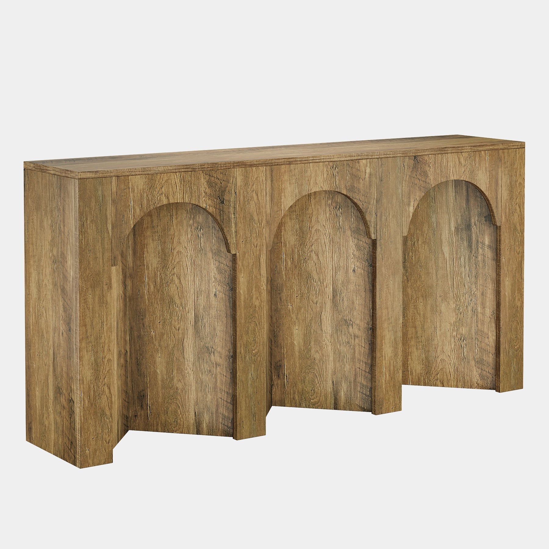 63" Console Table, Farmhouse Narrow Entryway Table Sofa Table Tribesigns