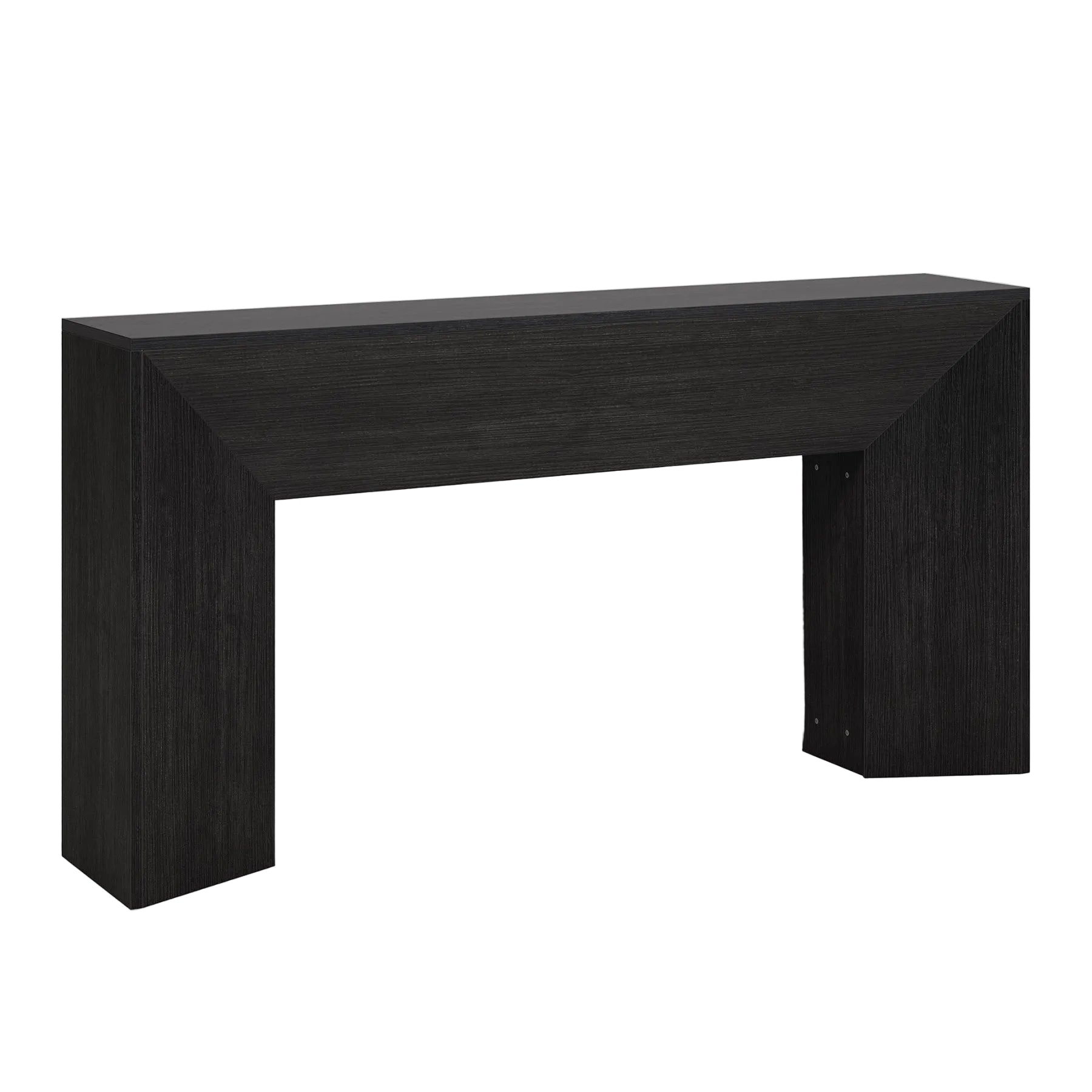 63" Console Table, Wooden Sofa Table Hallway Foyer Table Tribesigns