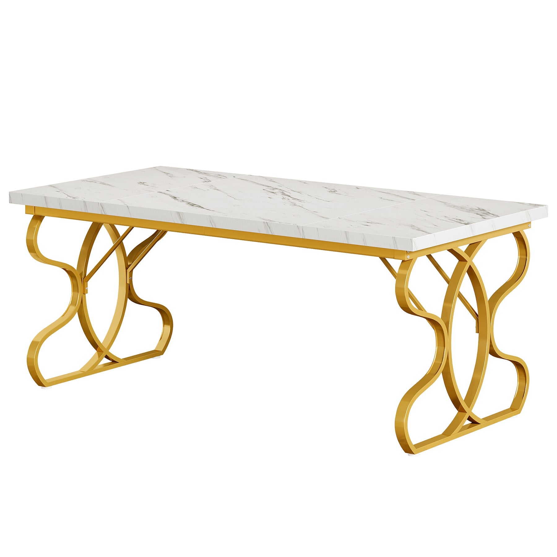 63" Executive Desk, Computer Desk Office Desk Study Table Tribesigns