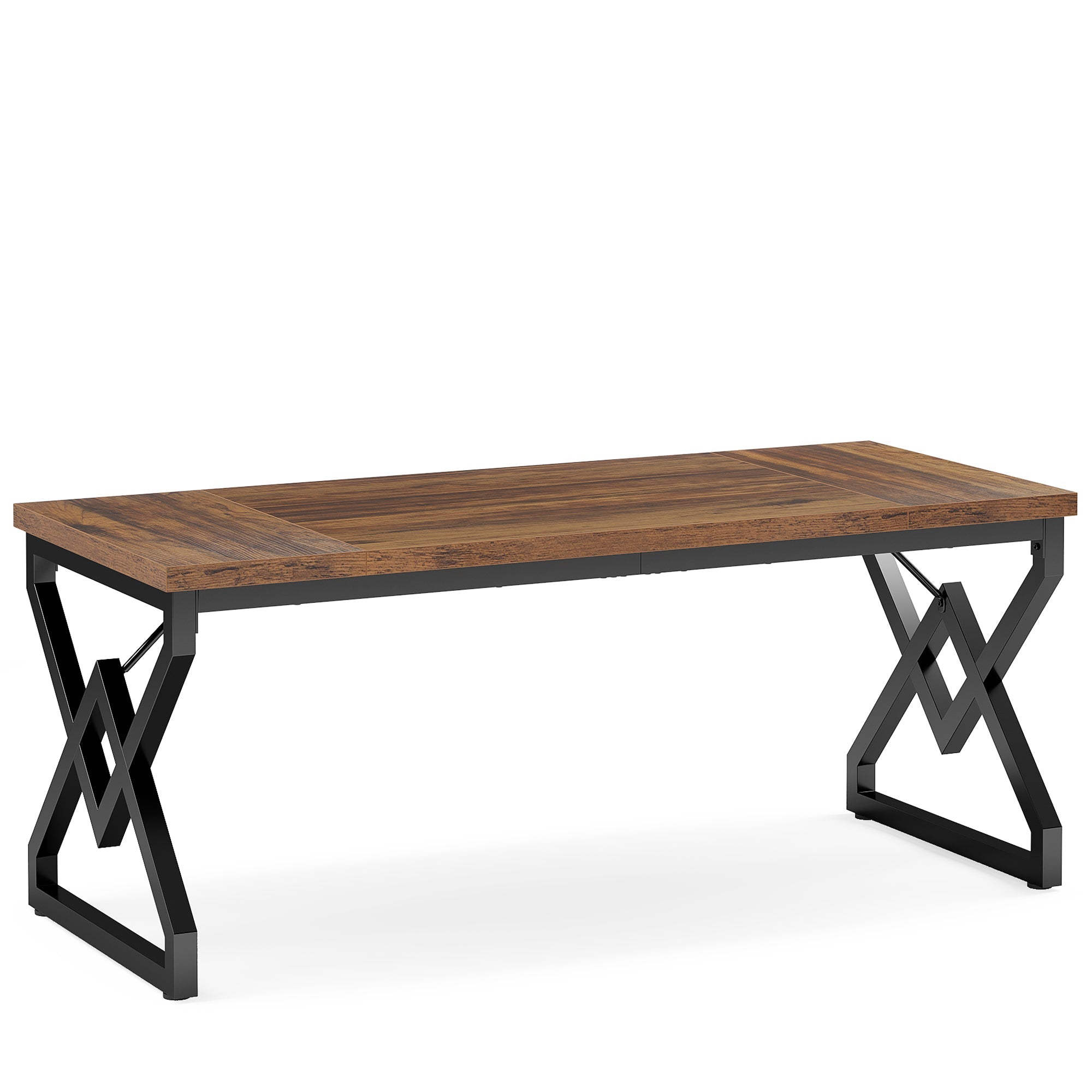 63" Executive Desk, Large Computer Desk for Home Office Tribesigns