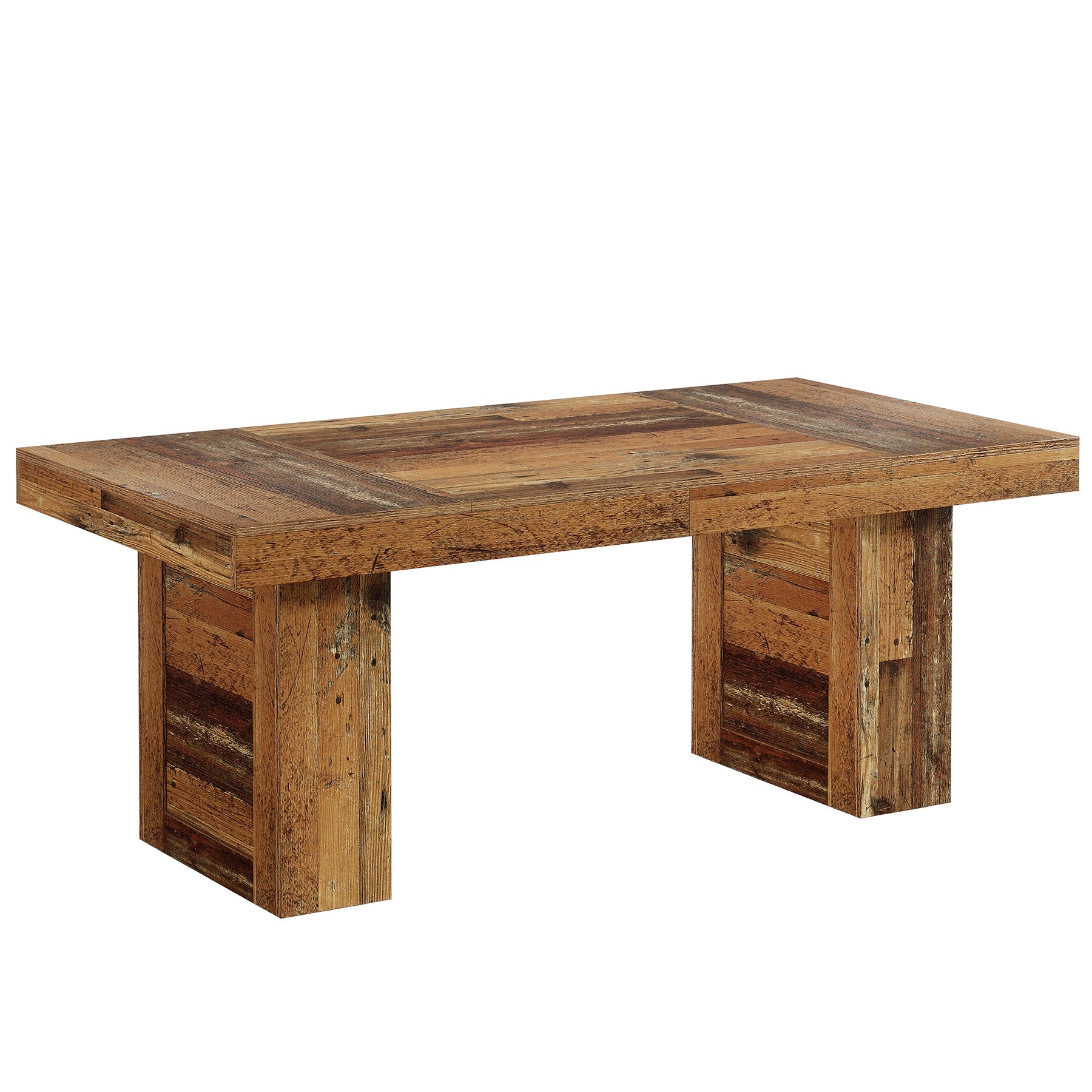 63" Executive Desk, Large Wooden Office Computer Desk with Heavy Duty Legs Tribesigns