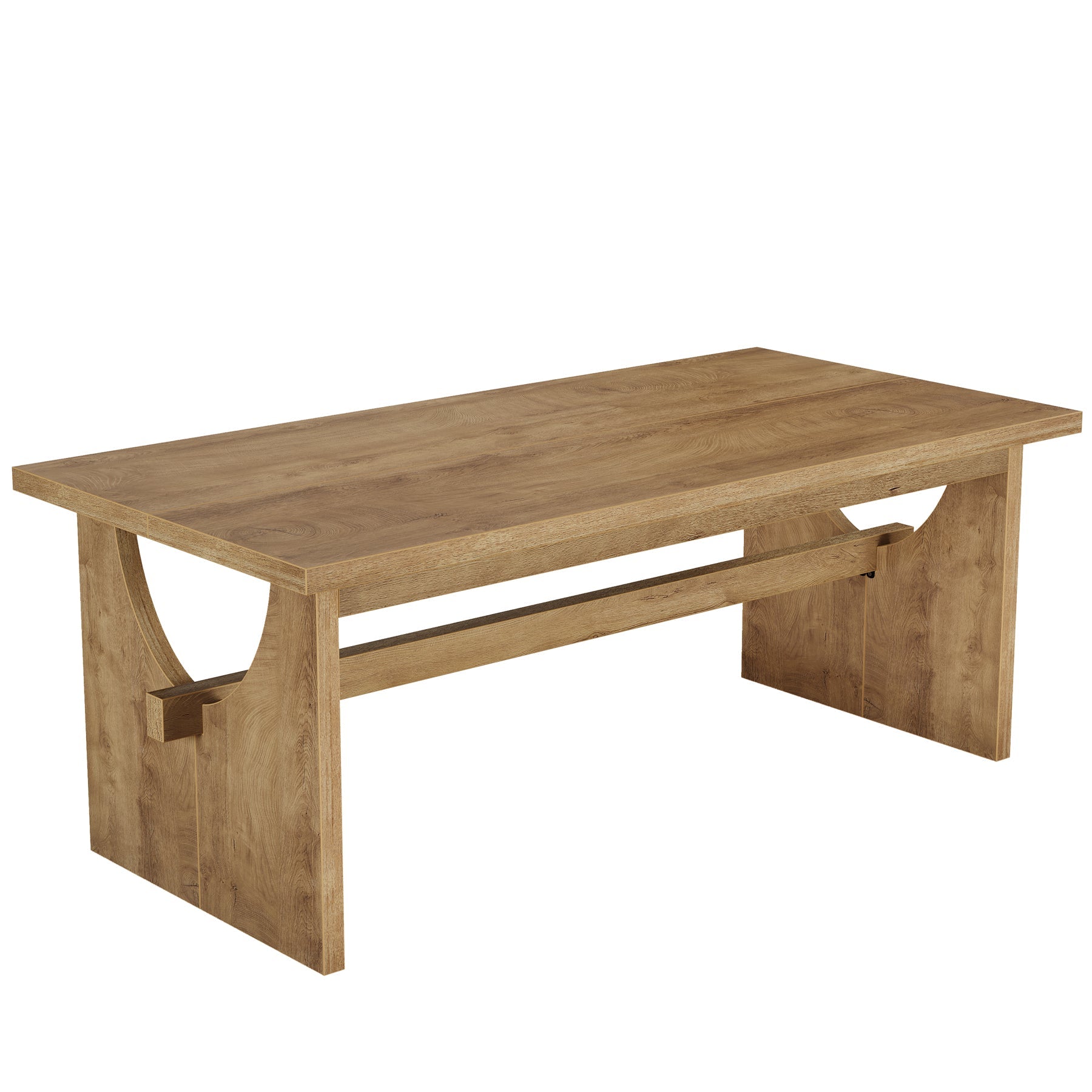 63" Executive Desk, Office Computer Desk Conference Table with Sturdy Legs Tribesigns