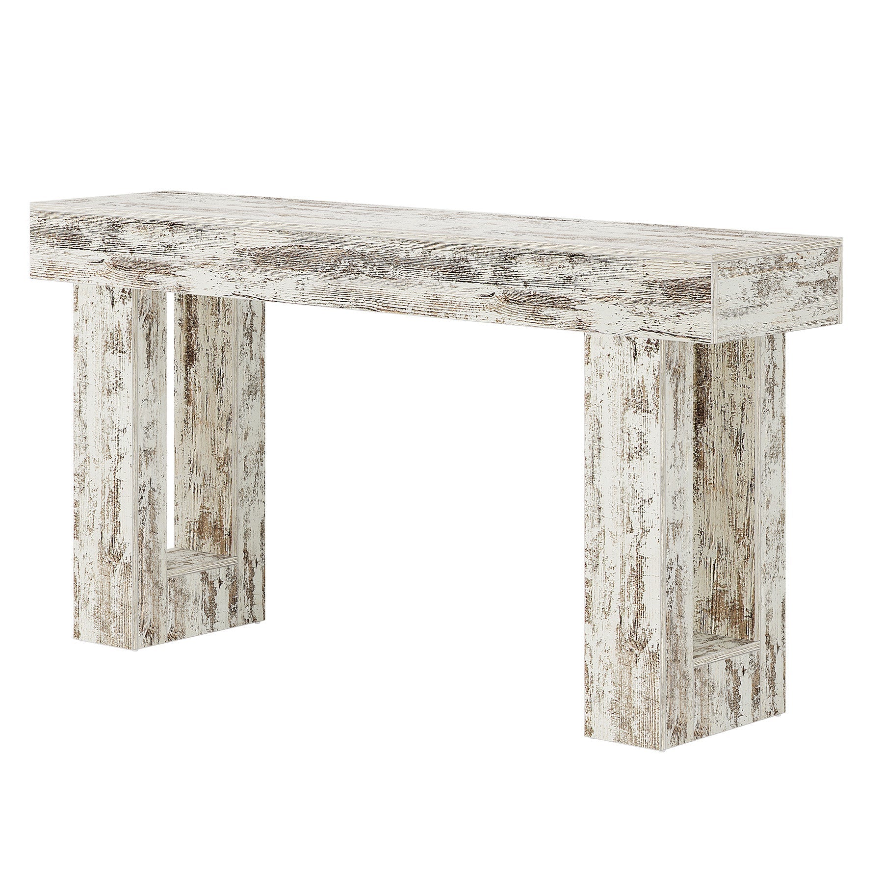 63 - Inch Console Table, Farmhouse Wooden Sofa Table Entryway Table Tribesigns