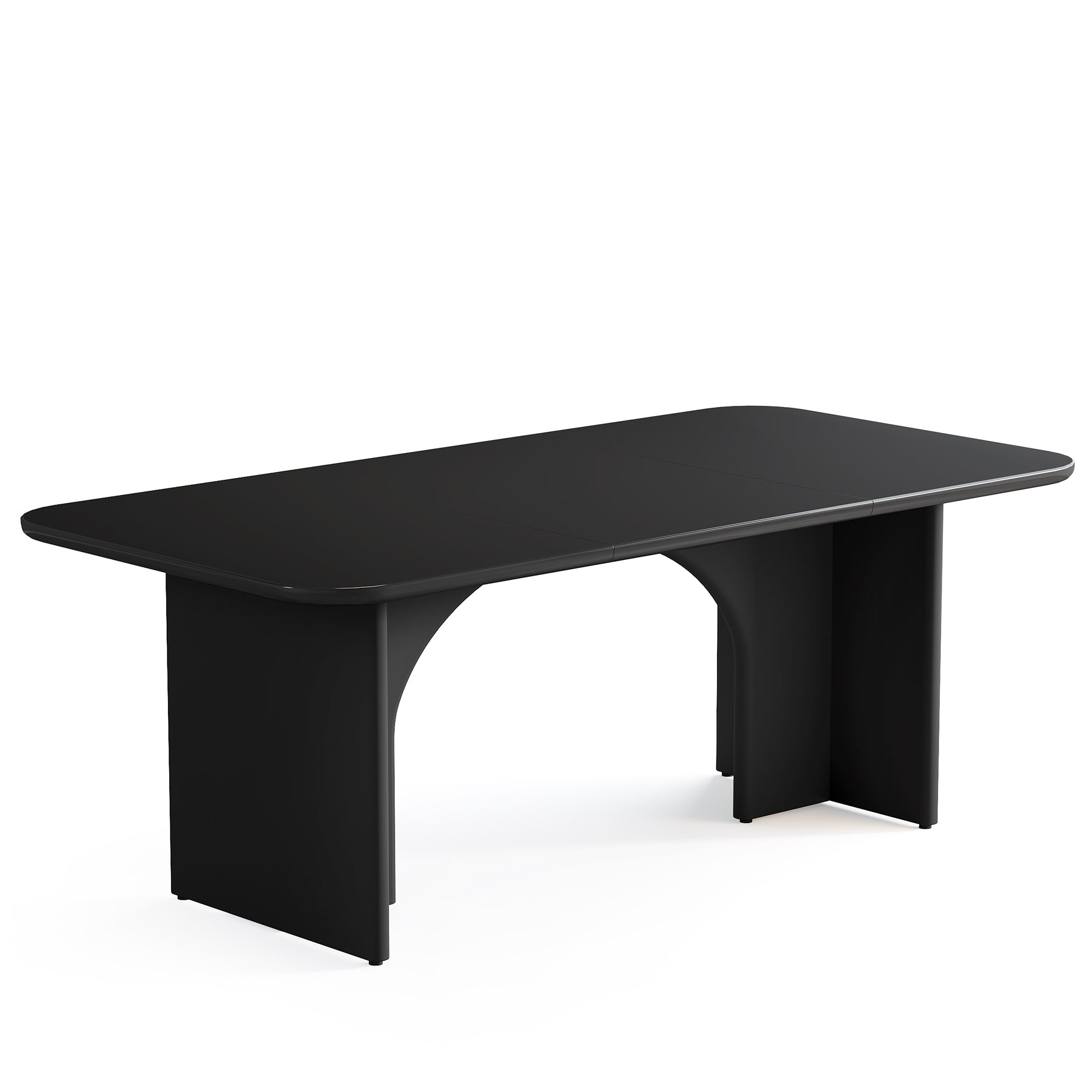 63-Inch Executive Desk, Modern Computer Desk with Arch Design Legs Tribesigns