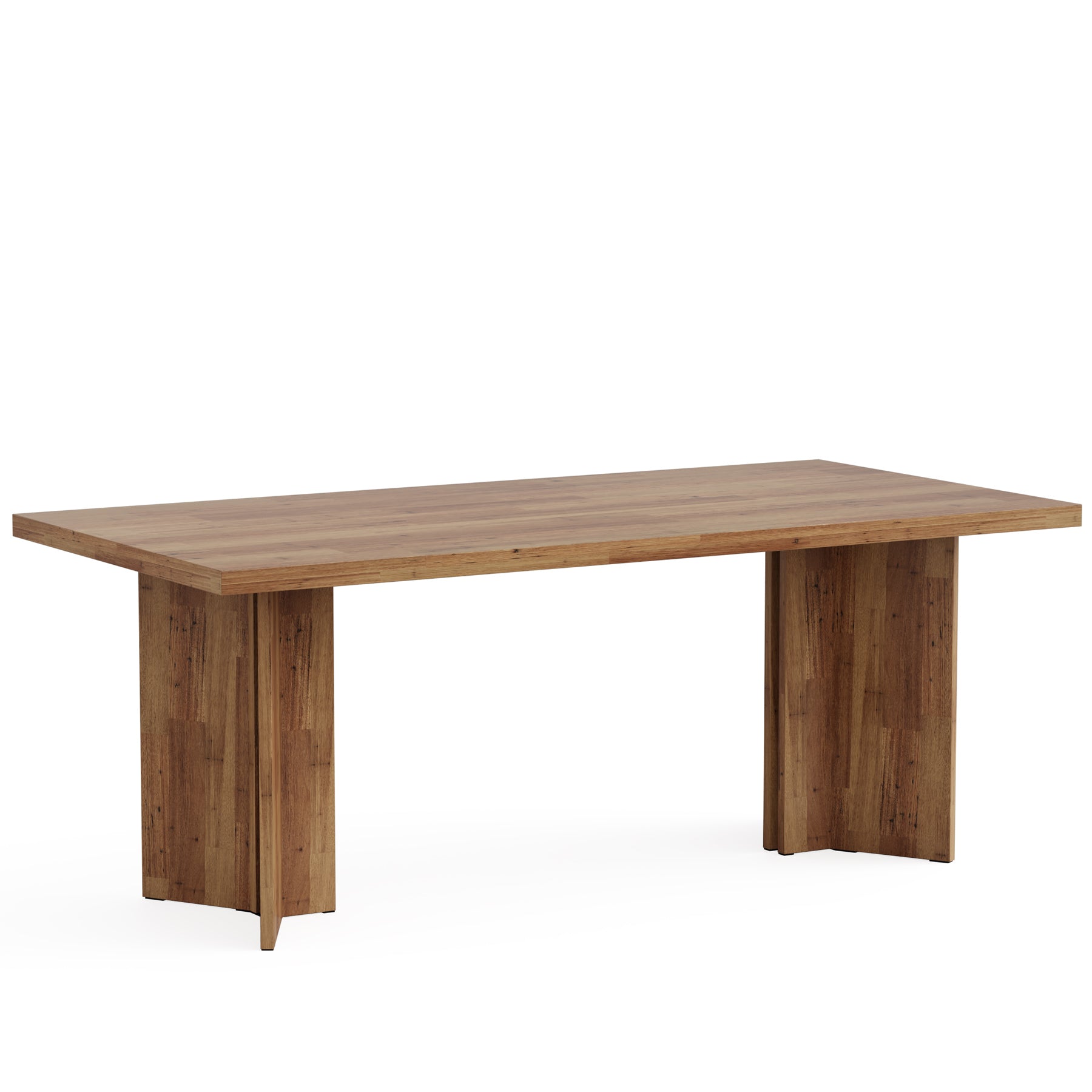 63" Wood Executive Desk, Farmhouse Computer Desk with Large Tabletop Tribesigns