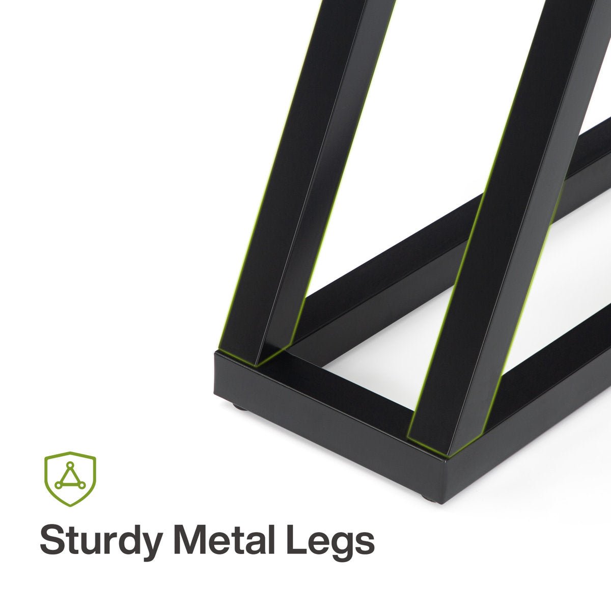 63" Console Table, Modern Sofa Table Entryway Table with Metal Frame Tribesigns