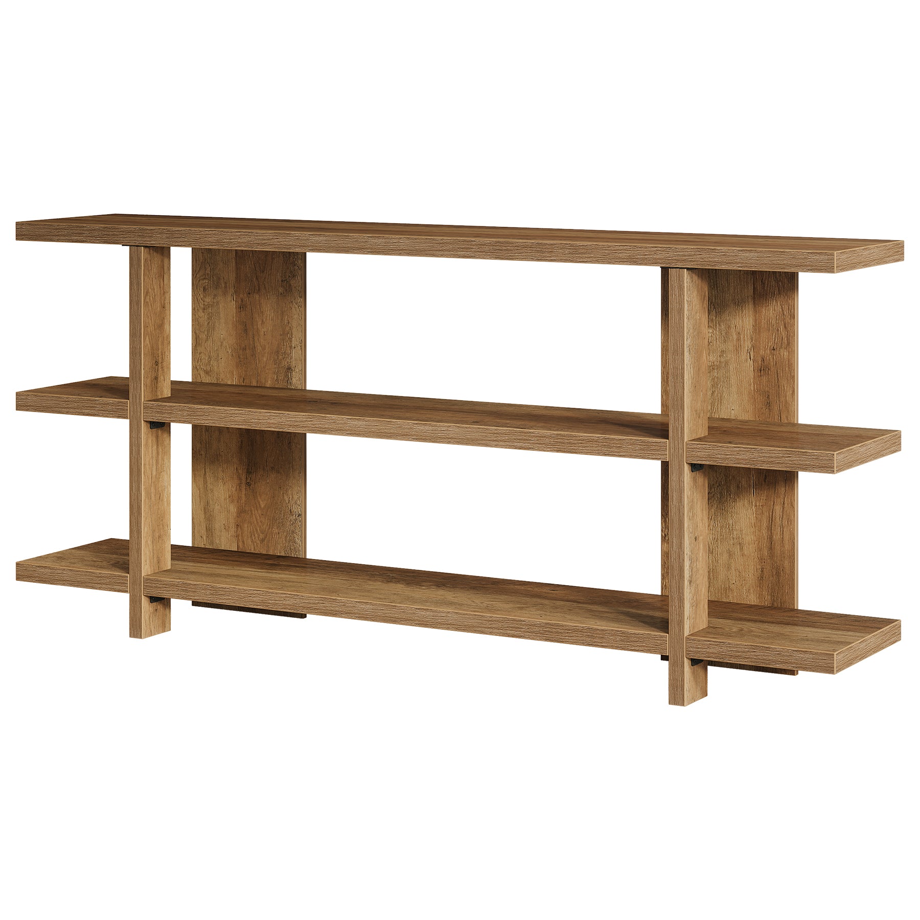 63" Console Table, 3-Tier Narrow Entryway Table Accent Furniture