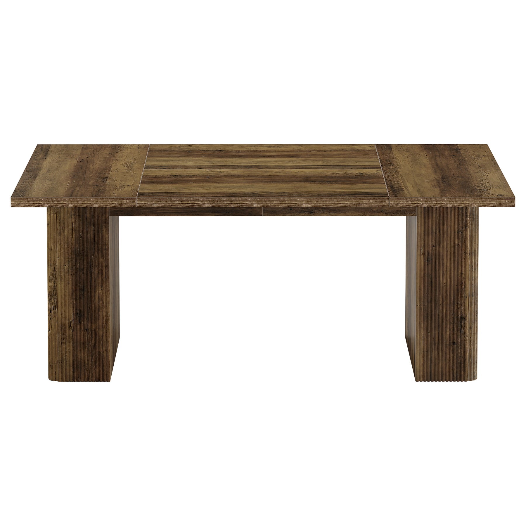 63" Executive Desk, Farmhouse Office Computer Desk with Sturdy Frame