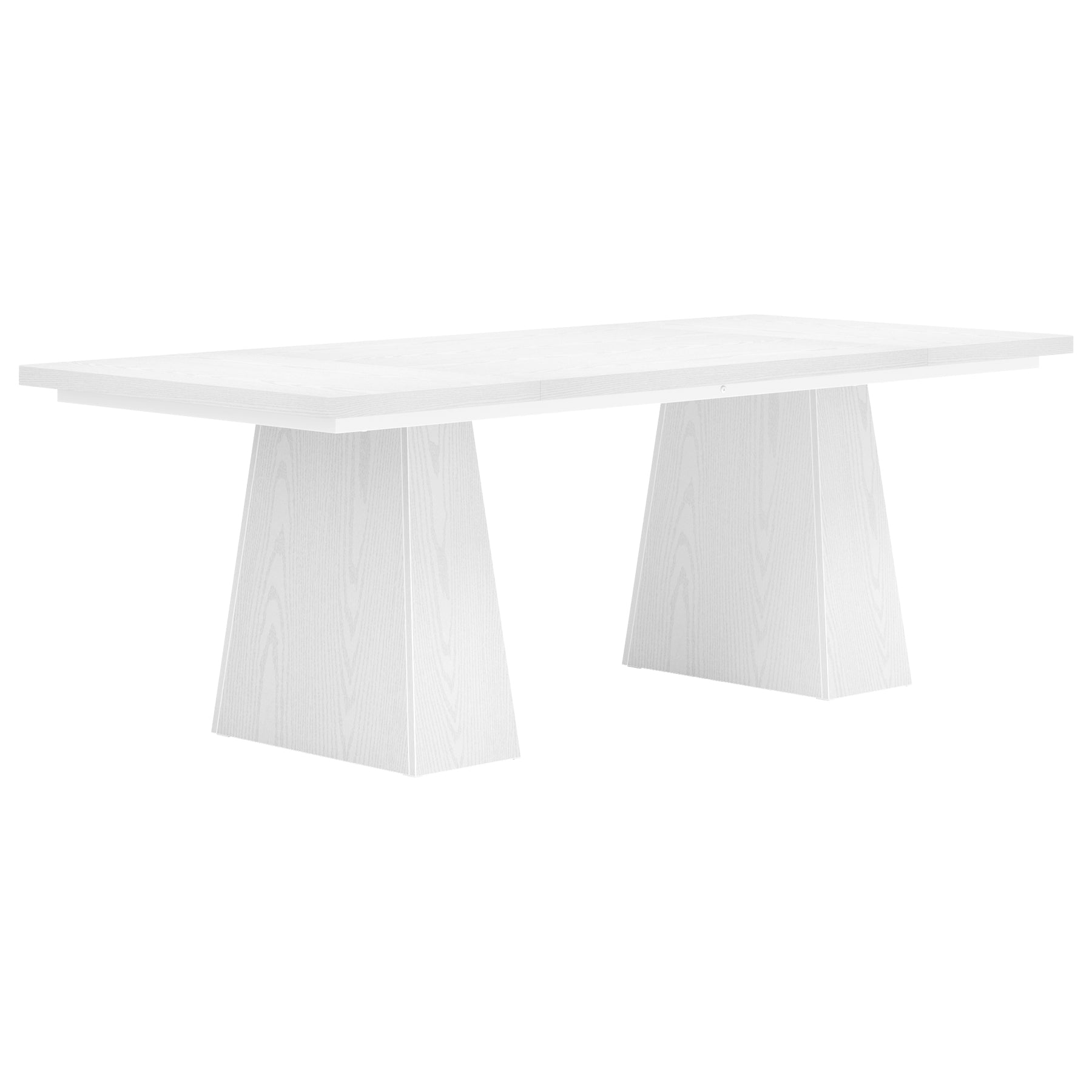 63" Modern Executive Desk, Large Office Computer Desk with Sturdy Double Pedestal