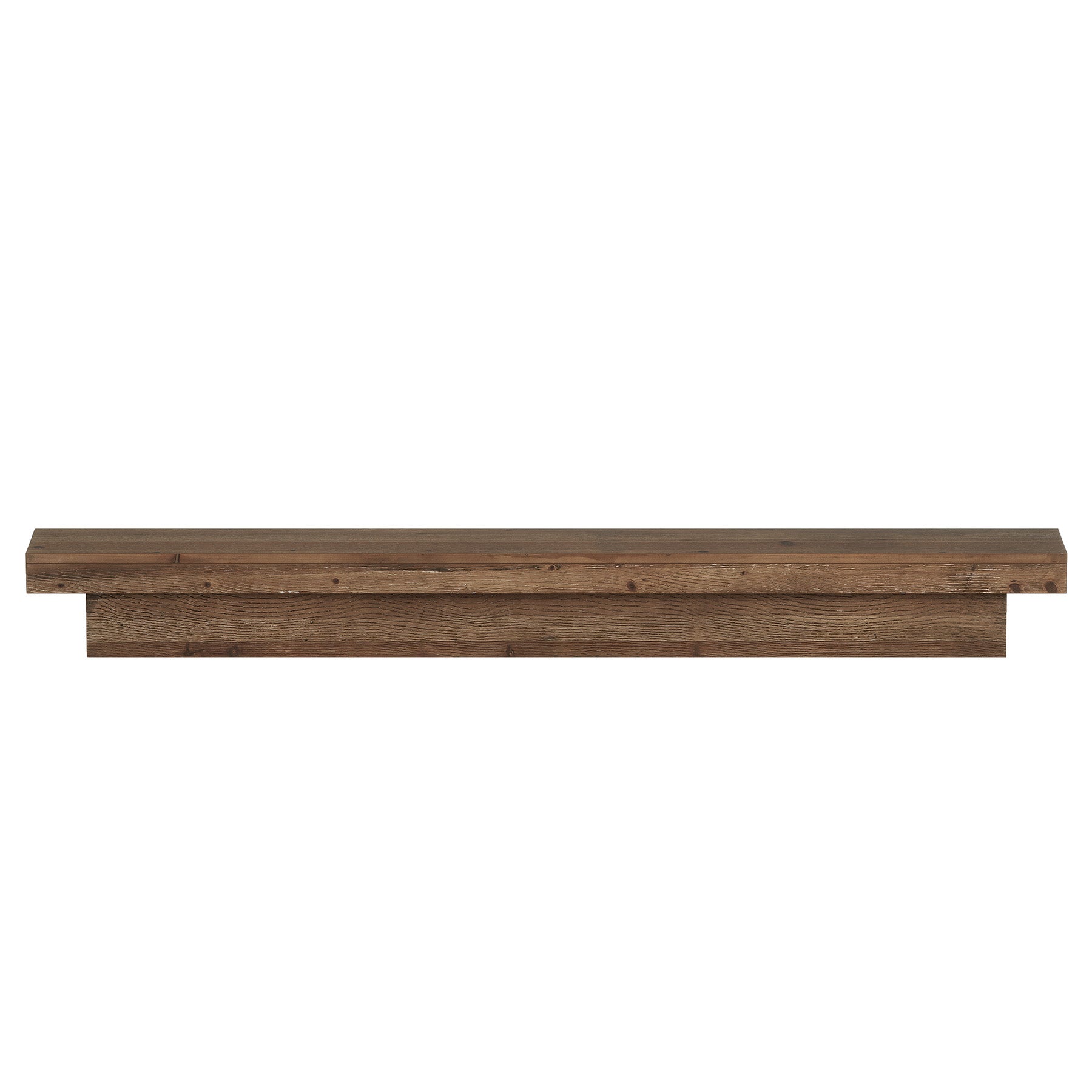 70.9" Solid Wood TV Stand, Floating Wall Mounted TV Shelf for TVs up to 75 Inches