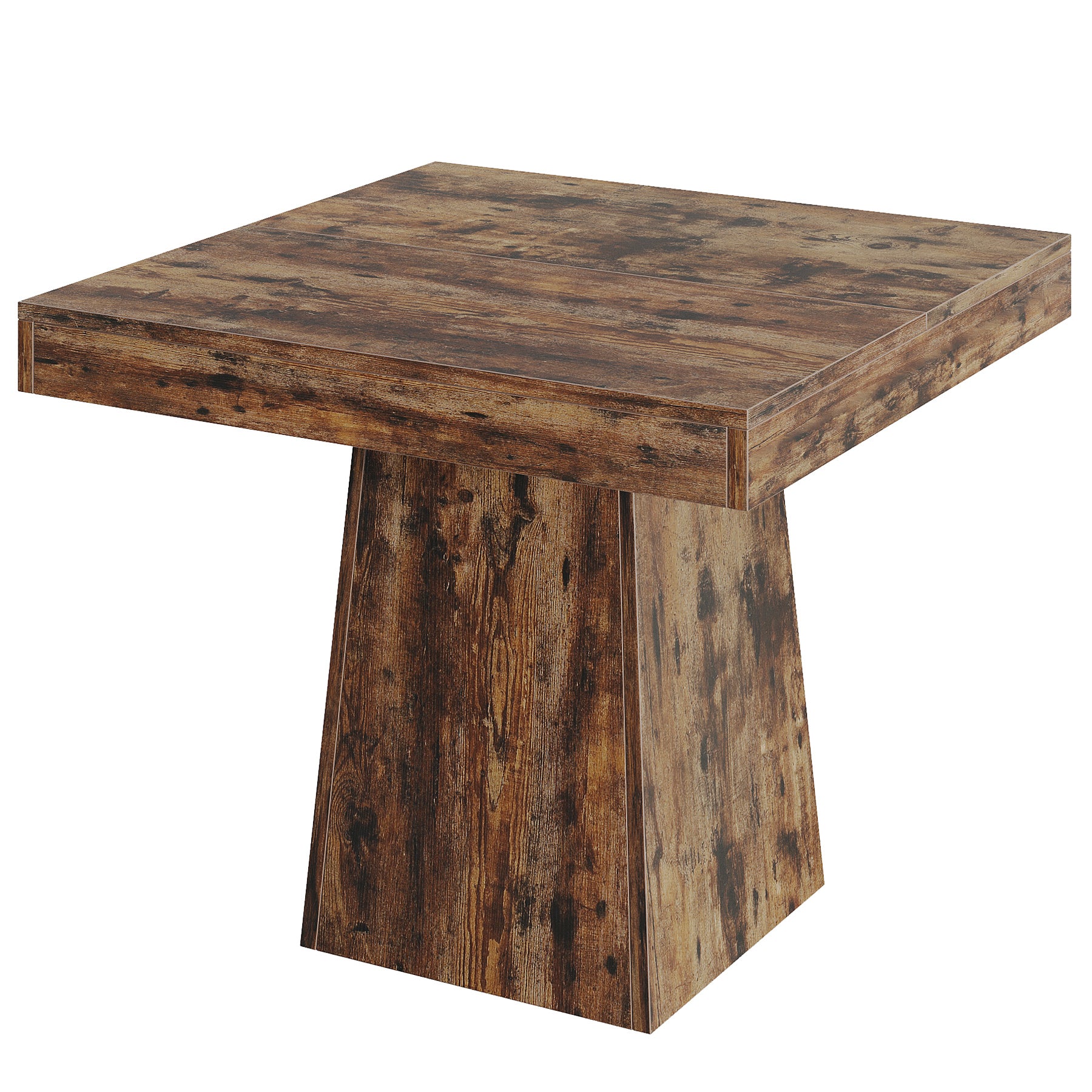 31.5" Square Dining Table, Small Farmhouse Kitchen Dinner Table for 4 People