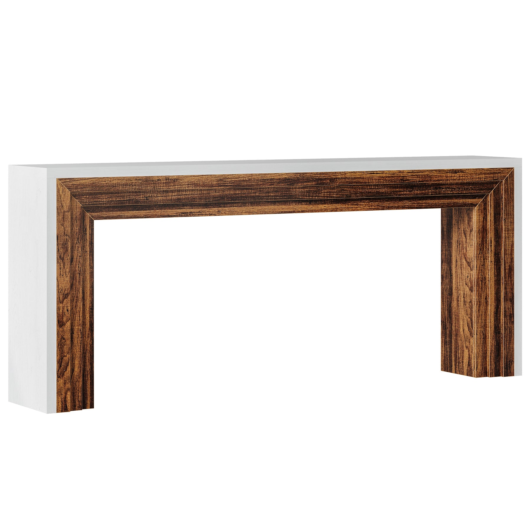 70.9" Console Table, Farmhouse Narrow Sofa Table Hallway Table