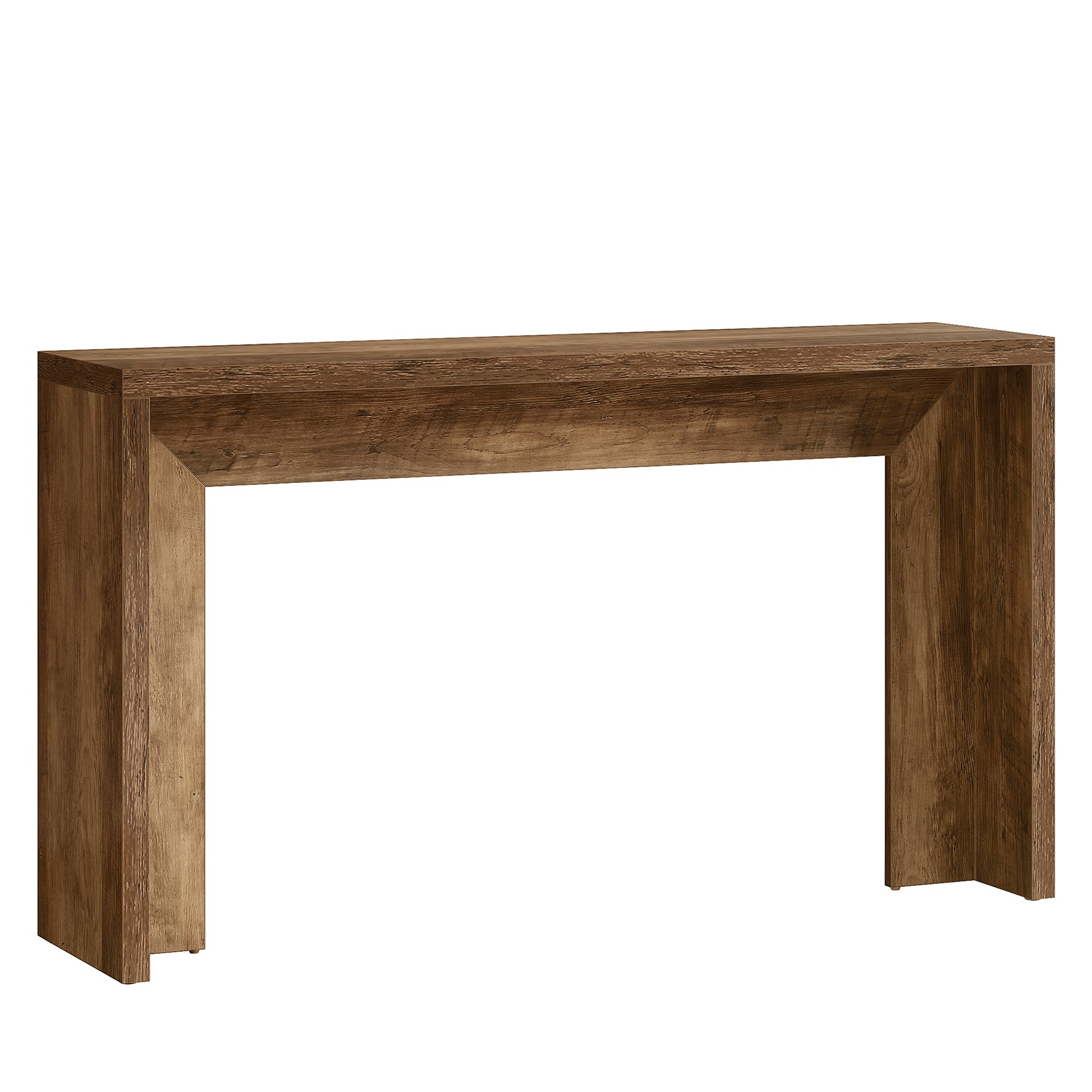 55" Rustic Console Table, Farmhouse Sofa Table Hallway Table Tribesigns