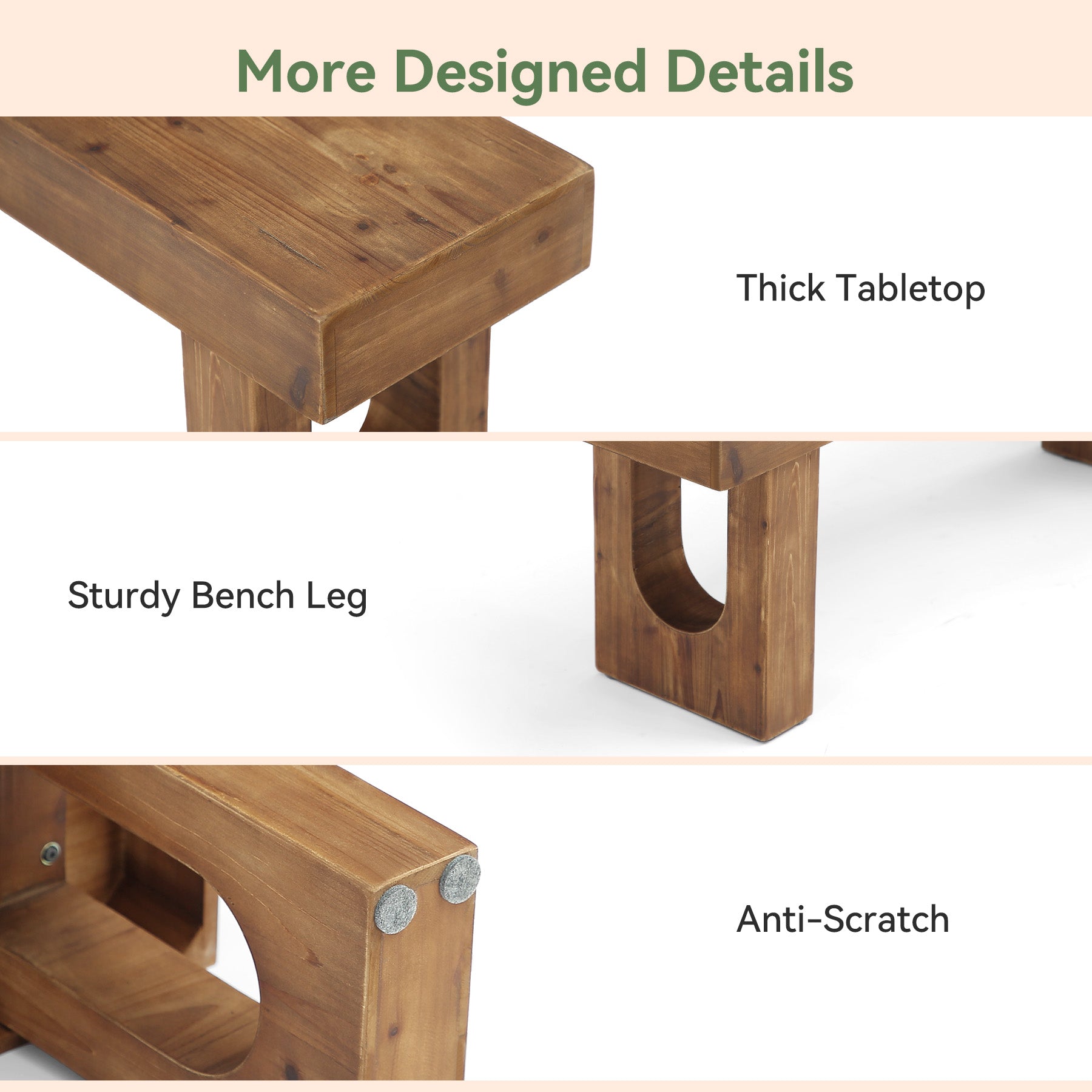 Wood Shoe Bench, 47" Narrow Entryway Bench End of Bed Bench