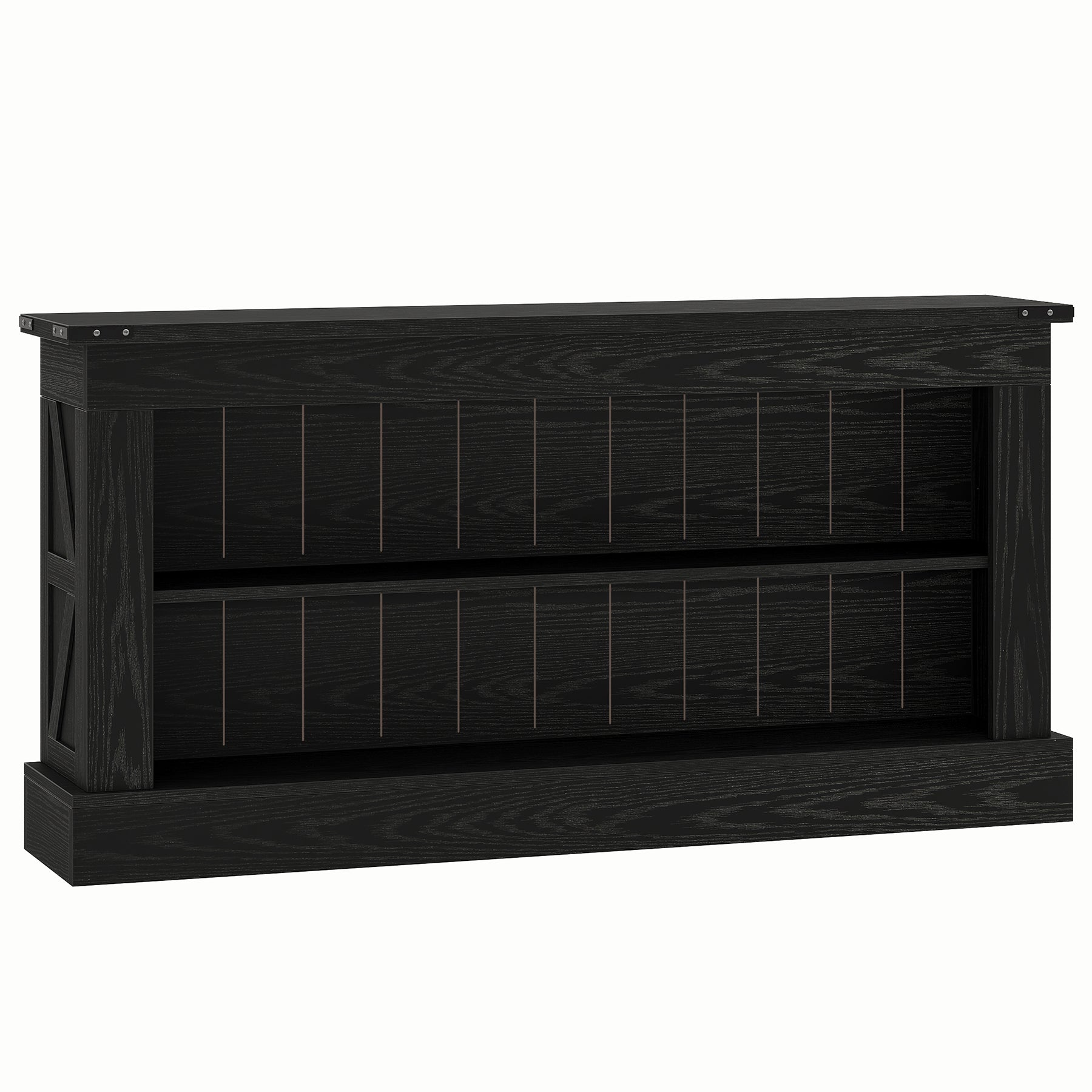 63" Console Table, Long Entryway Table Sofa Table With Storage