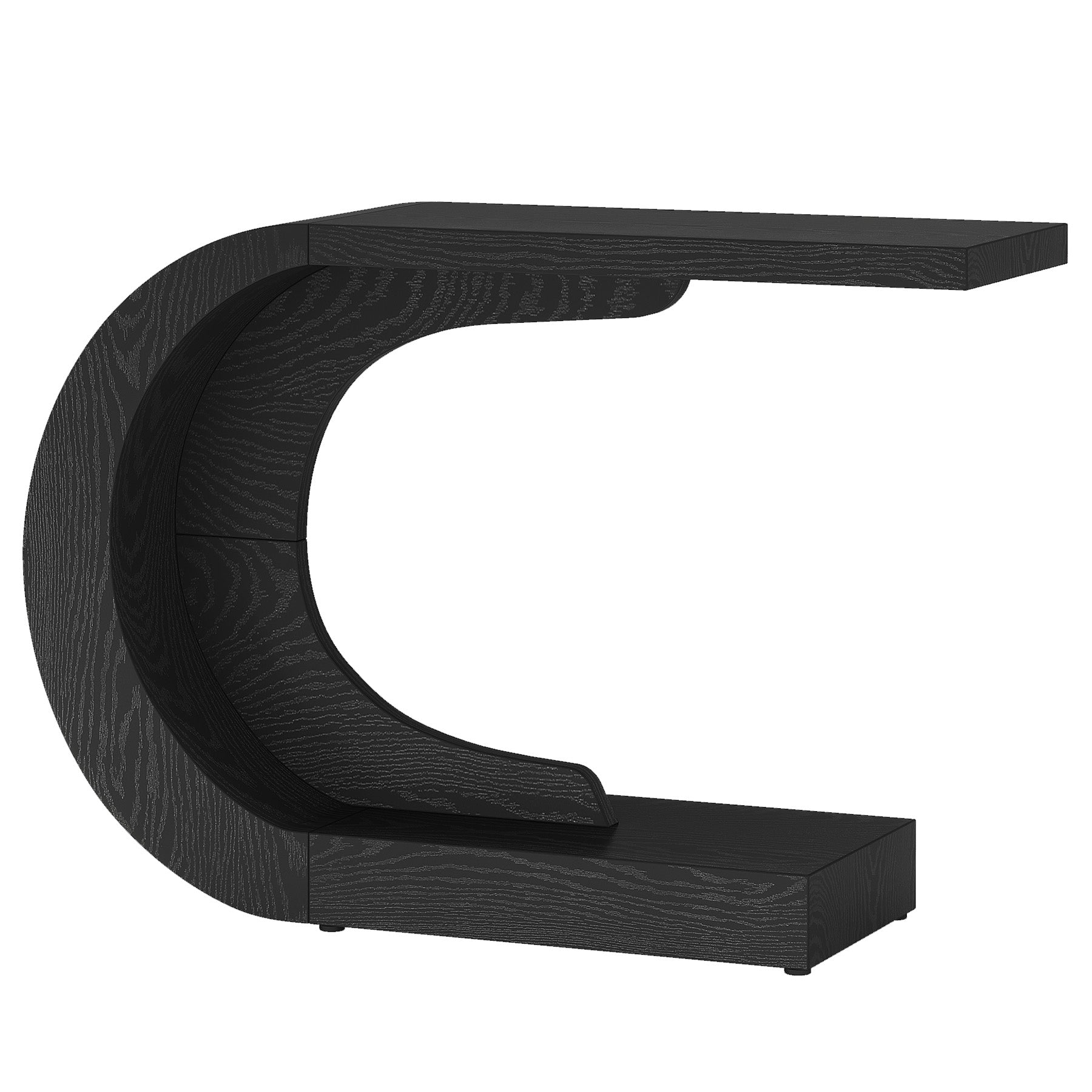 43" Console Table, C-Shaped Modern Accent Table Hallway Table