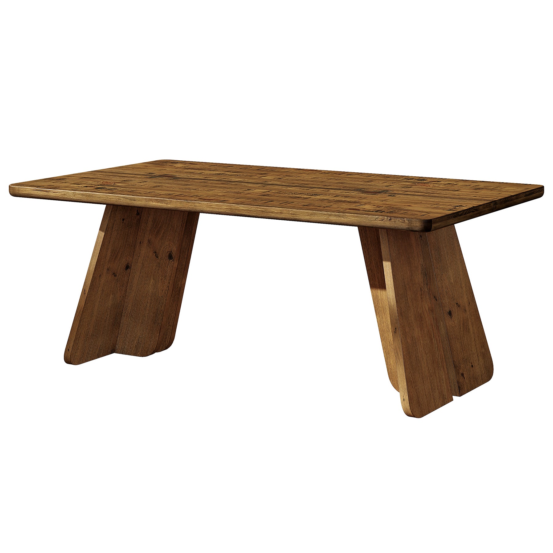 Solid Wood Executive Desk, 63" Office Computer Desk with Sturdy Legs