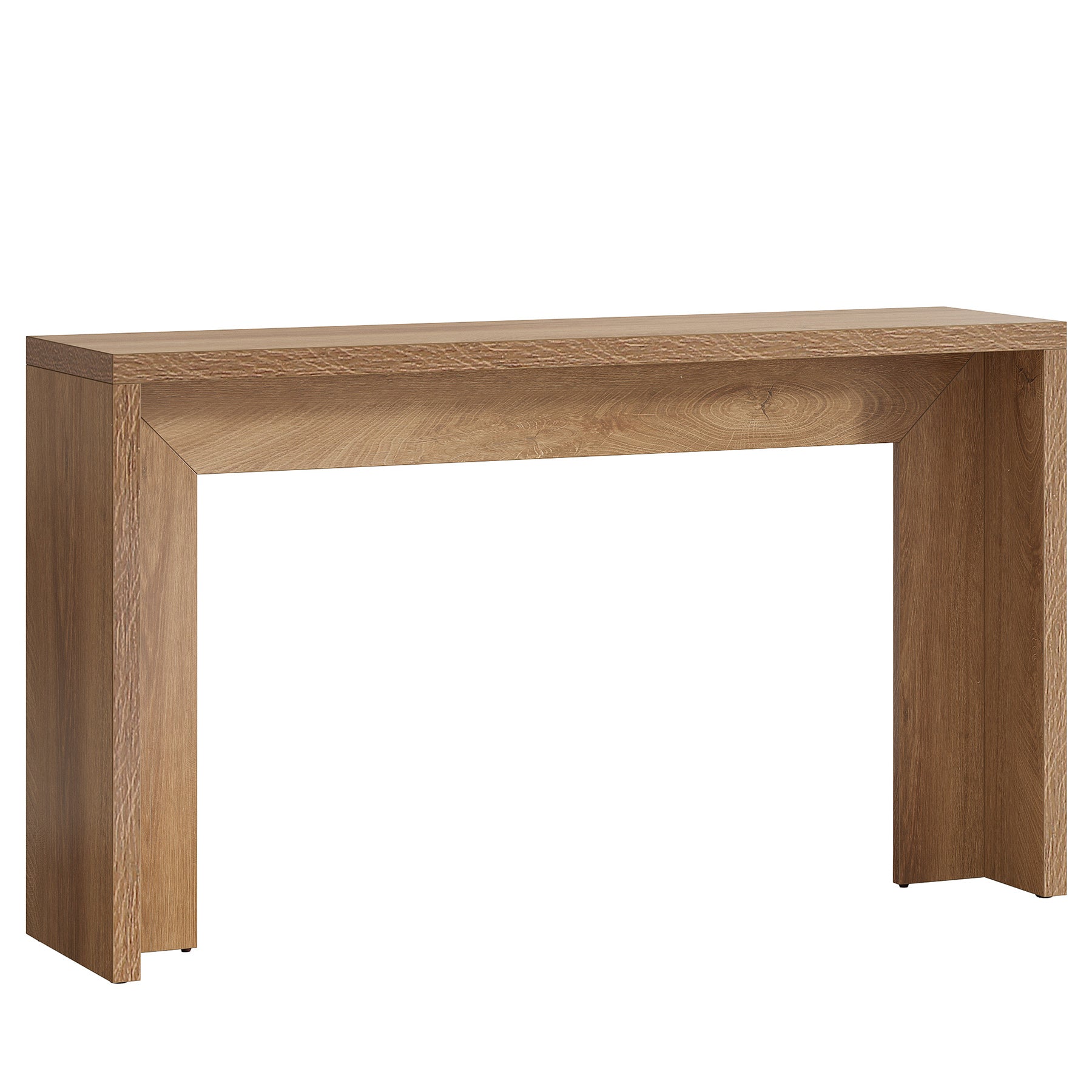 55" Rustic Console Table, Farmhouse Sofa Table Hallway Table Tribesigns