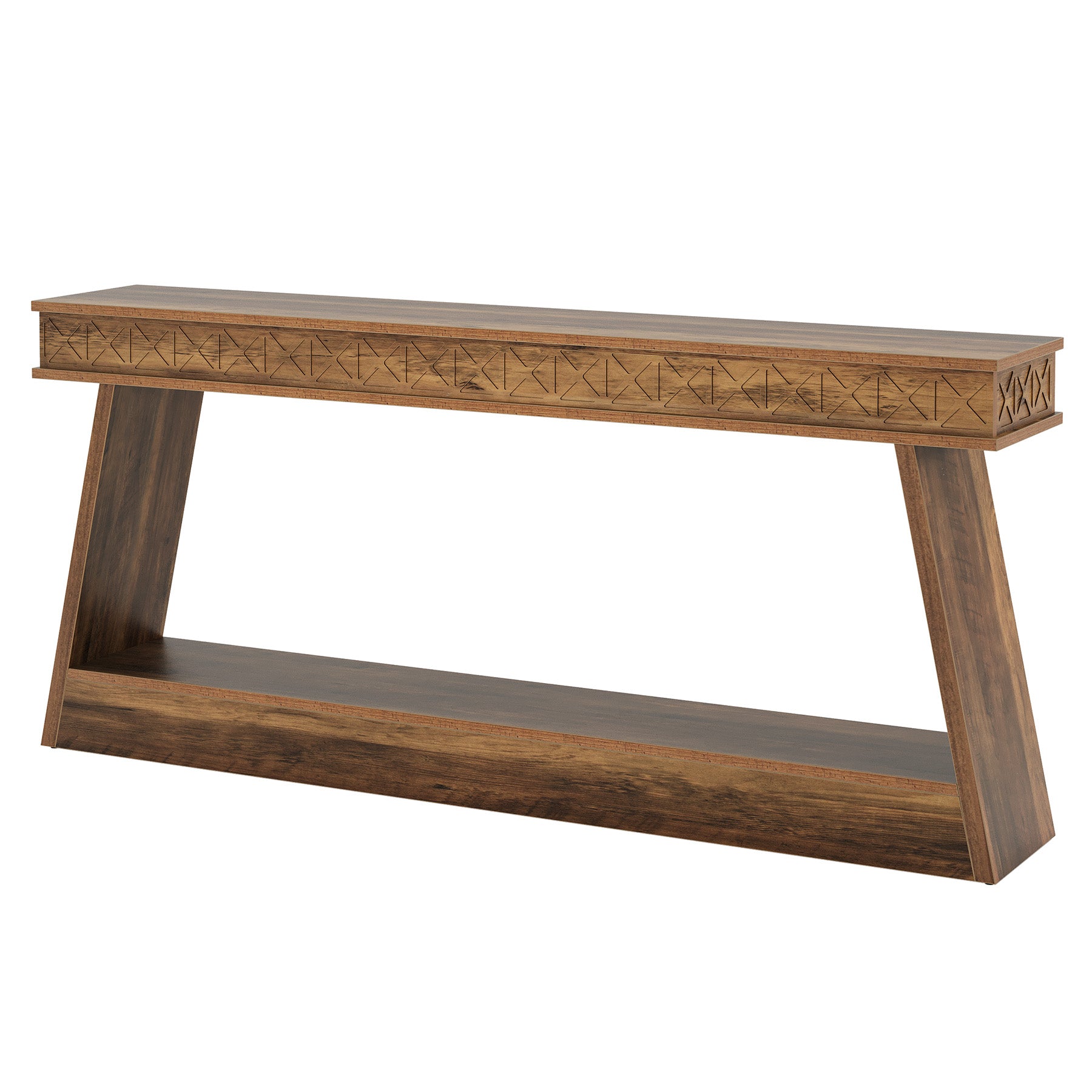 70.8" Sofa Table, Farmhouse Console Table Entryway Table with Storage