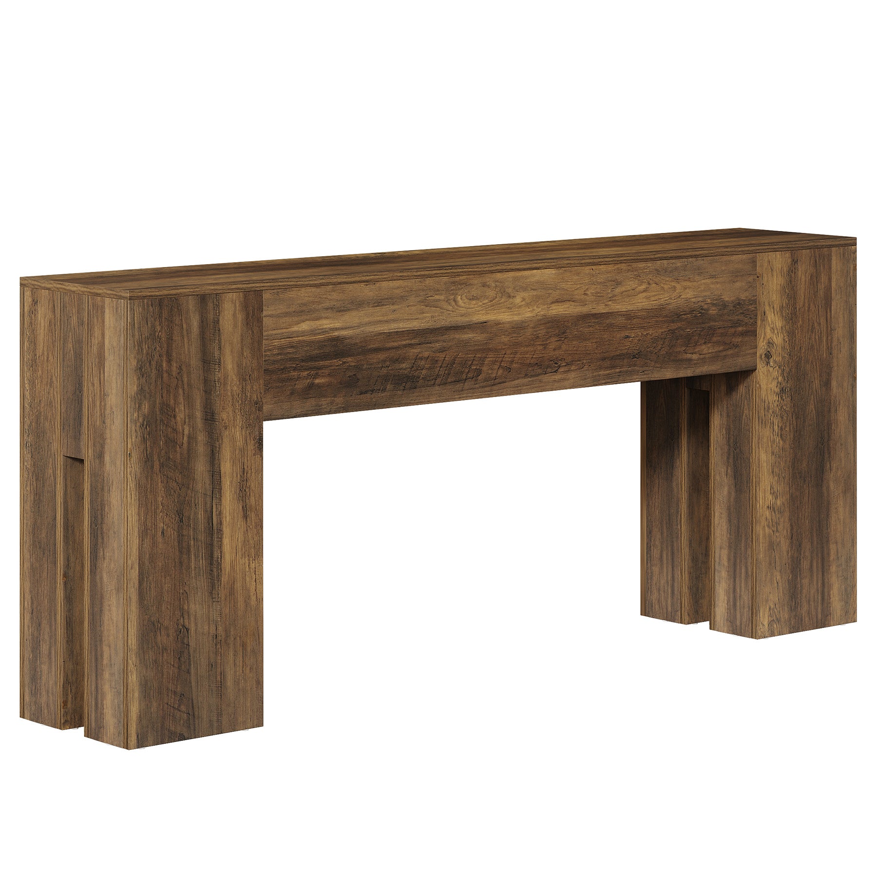 70.8" Wooden Console Table, Sturdy Sofa Hallway Table