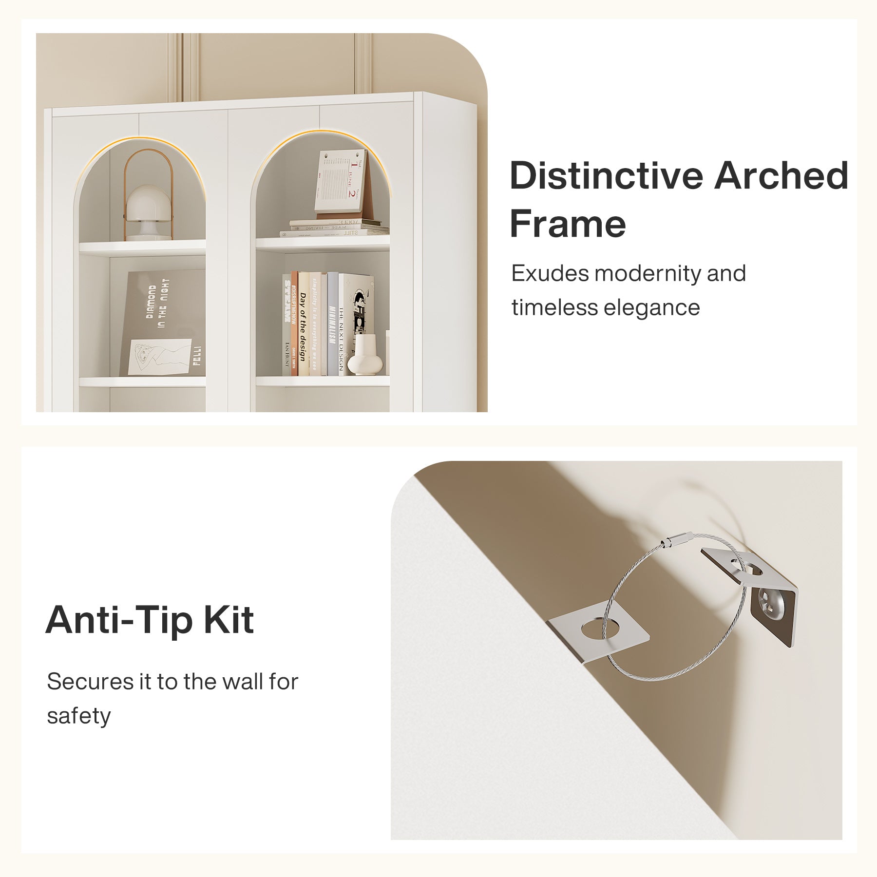 70.9" Bookcase, 6-Tier Bookshelf with 12 Open Display Compartments