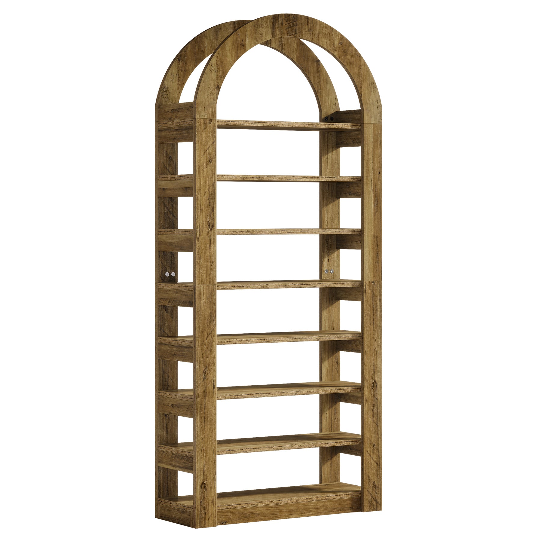 70.9" Bookshelf, 8-Tier Modern Bookcase Storage Display Shelf