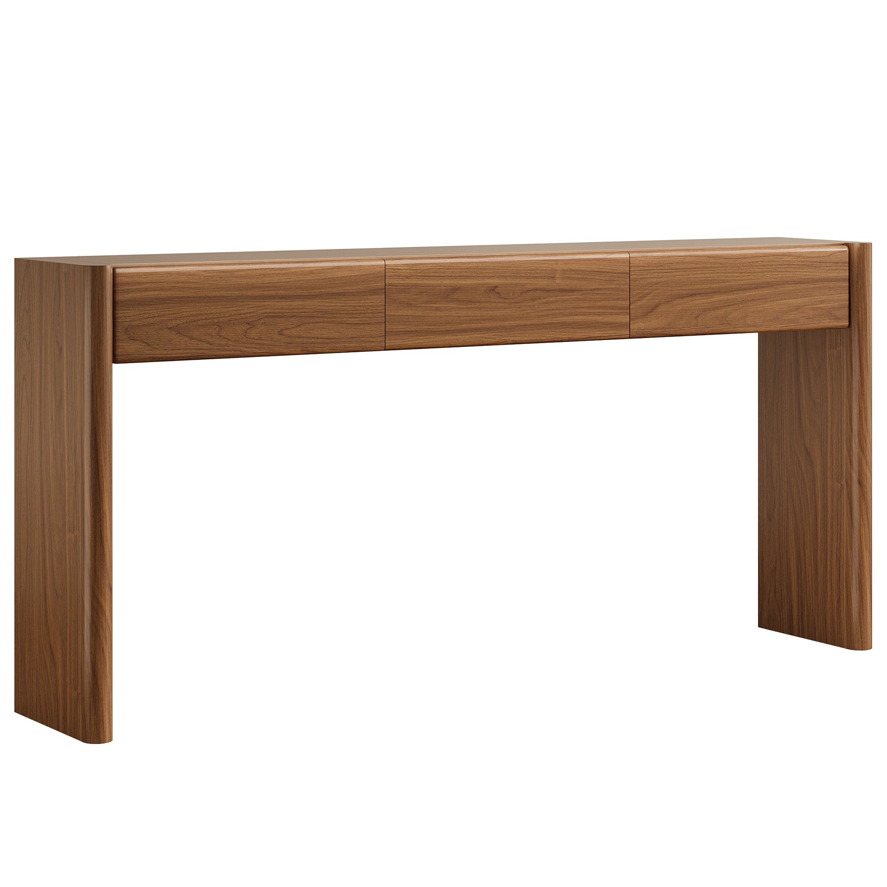 70.9" Console Table, Wooden Sofa Entryway Table with 3 Drawers