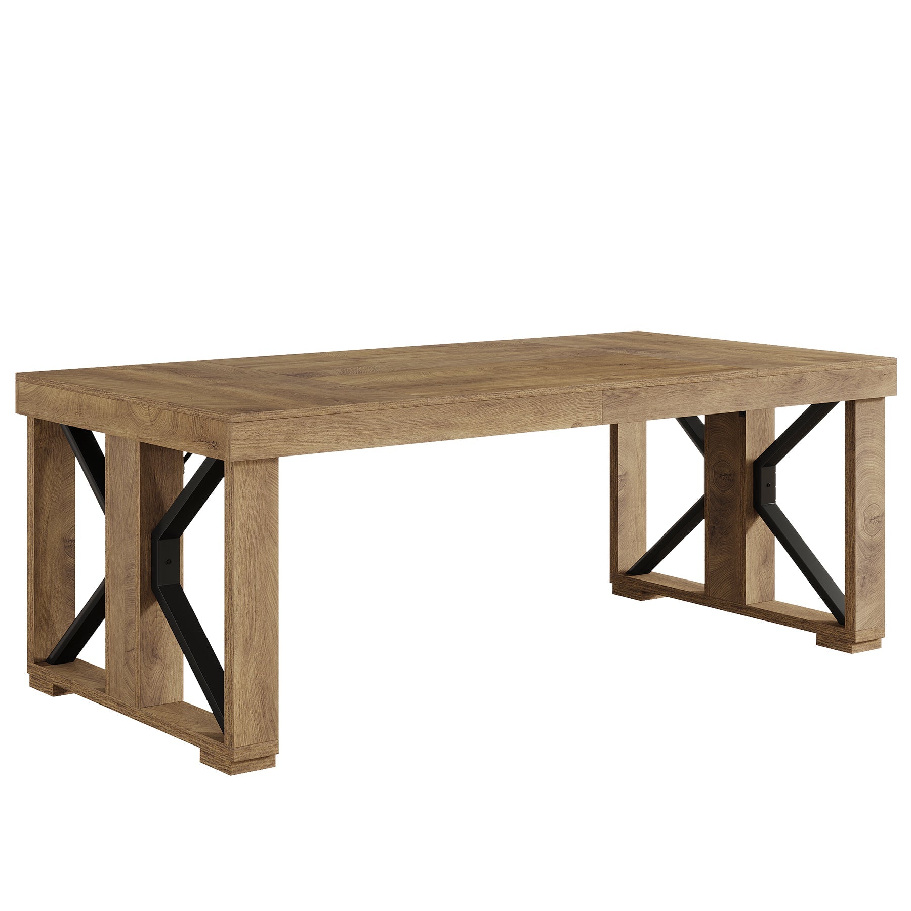 70.8" Conference Table, Rectangle Meeting Table with Large Tabletop Tribesigns