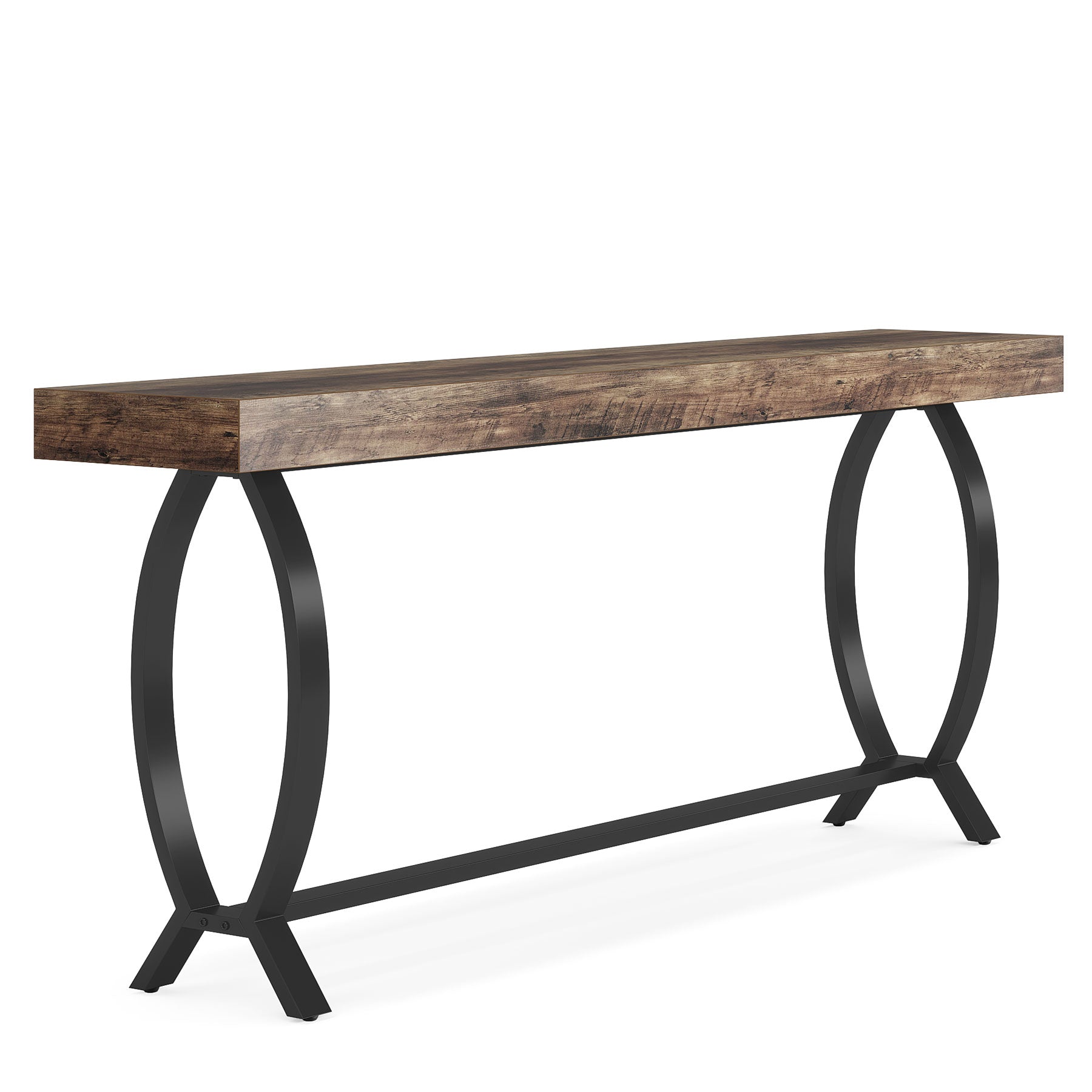 70.8" Console Table, Farmhouse Sofa Table Narrow Entryway Table Tribesigns