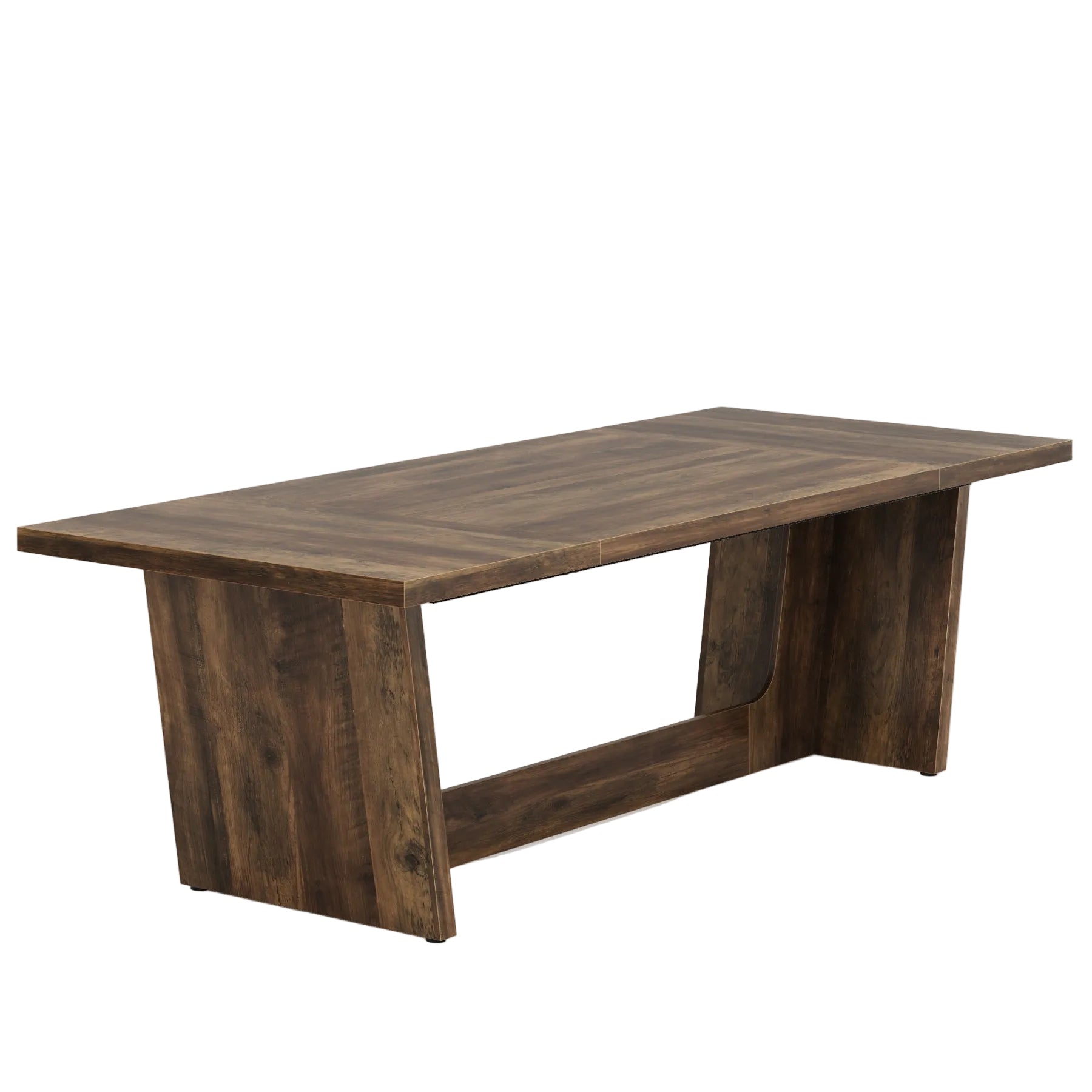 70.8-Inch Dining Table, Wood Farmhouse Kitchen Table for 4-6 Tribesigns