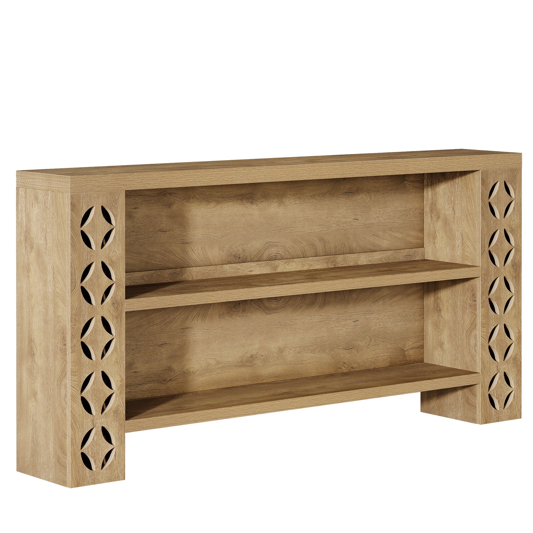 70.9" Console Table, 3 - Tier Narrow Entryway Sofa Table Behind Couch Tribesigns