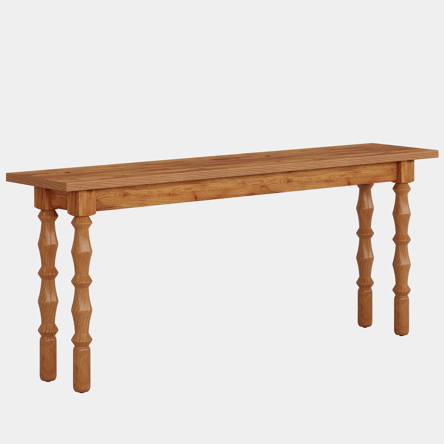 70.9" Console Table, Wood Sofa Table Behind Couch Tribesigns