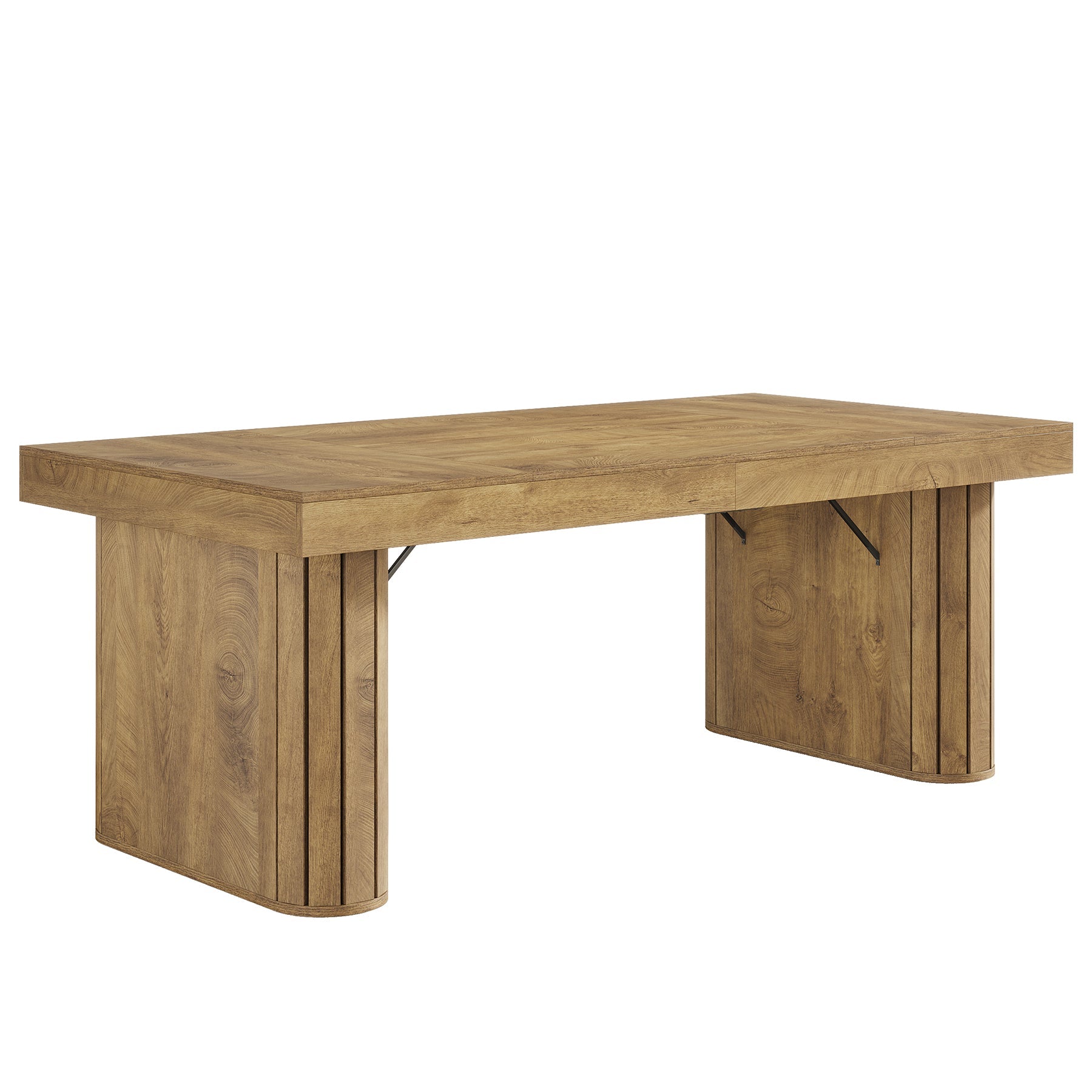 70.9" Dining Table, Farmhouse Kitchen Table with Thick Tabletop for 6 - 8 Tribesigns