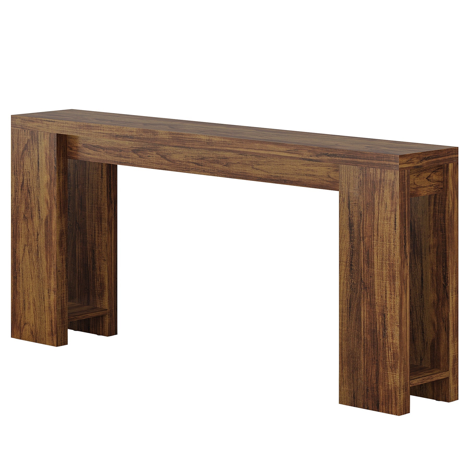 70.9" Wood Console Table, Farmhouse Sofa Table Entryway Table Tribesigns
