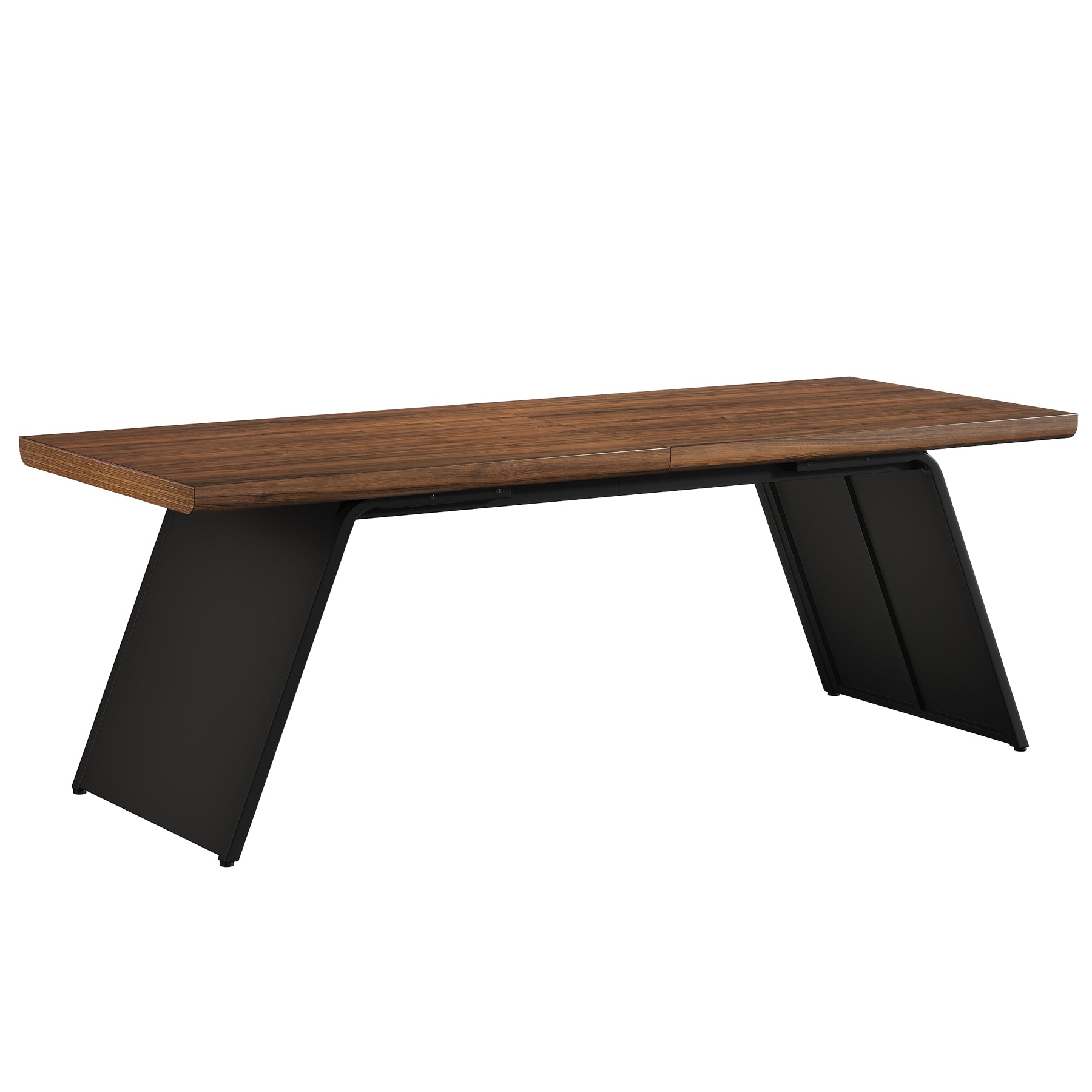 79" Modern Dining Table, Narrow Rectangular Kitchen Dinner Table for 6 People