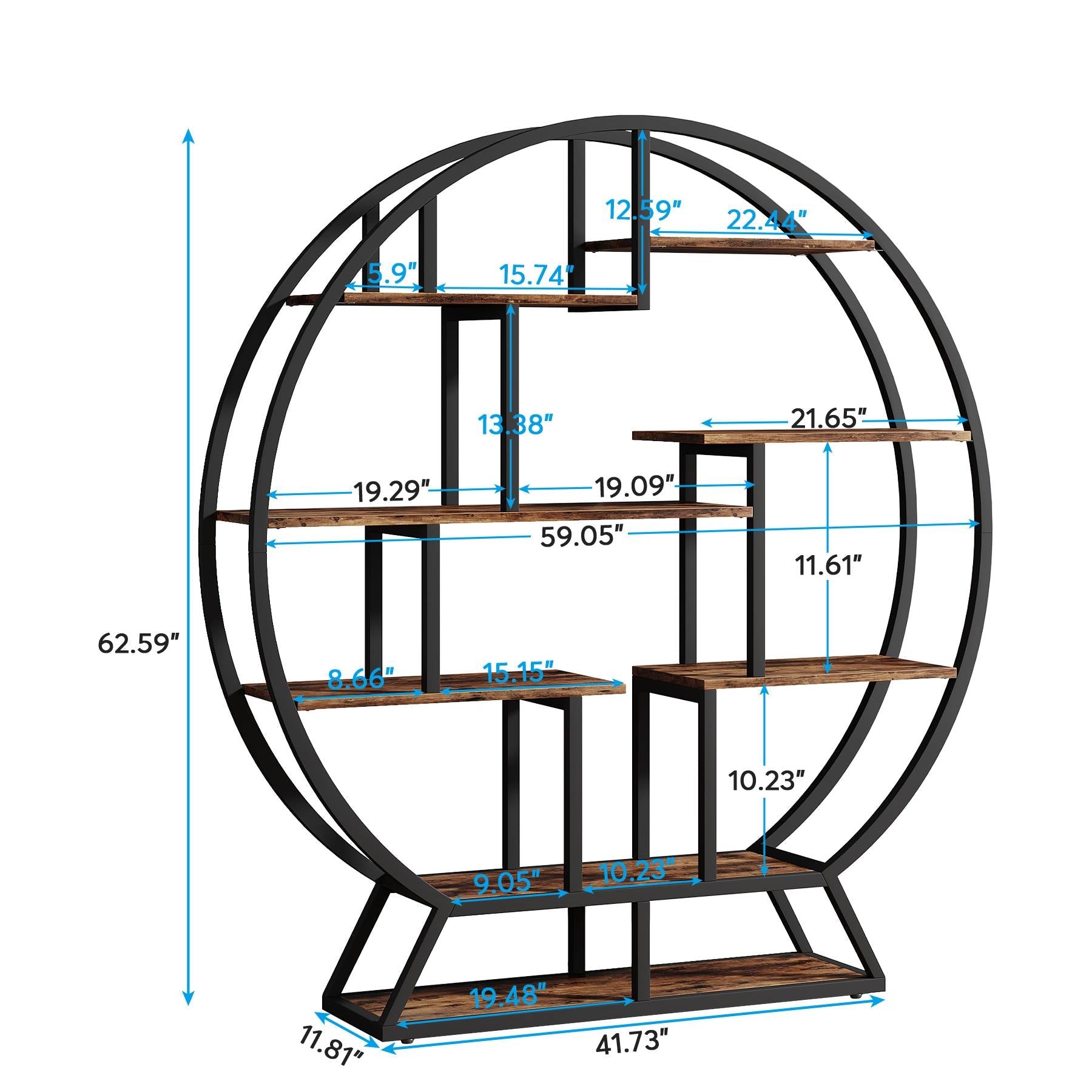 round plant stand size
