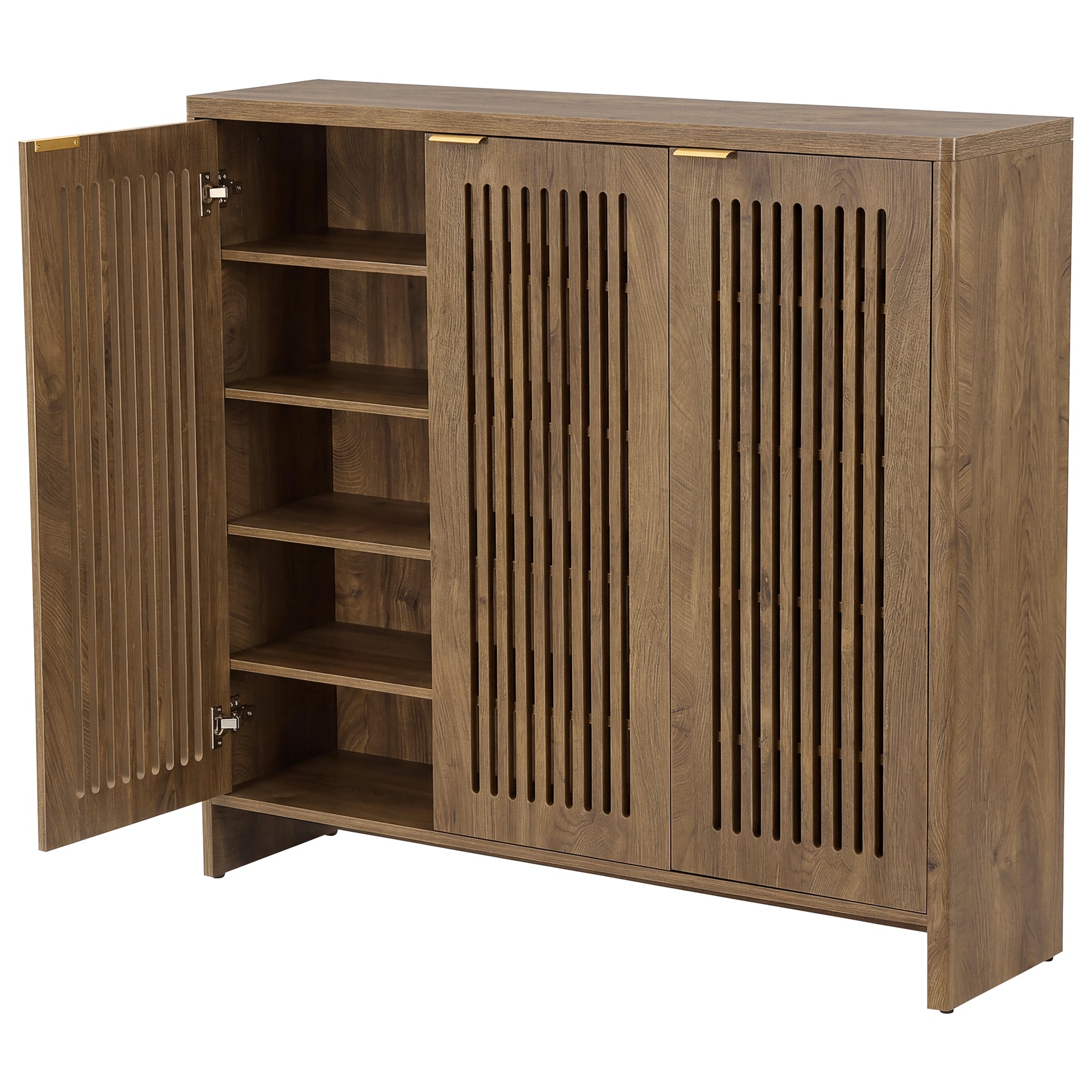 47" Buffet Cabinet with Storage, Sideboard Cabinet with Adjustable Shelves & Doors for Dining Room