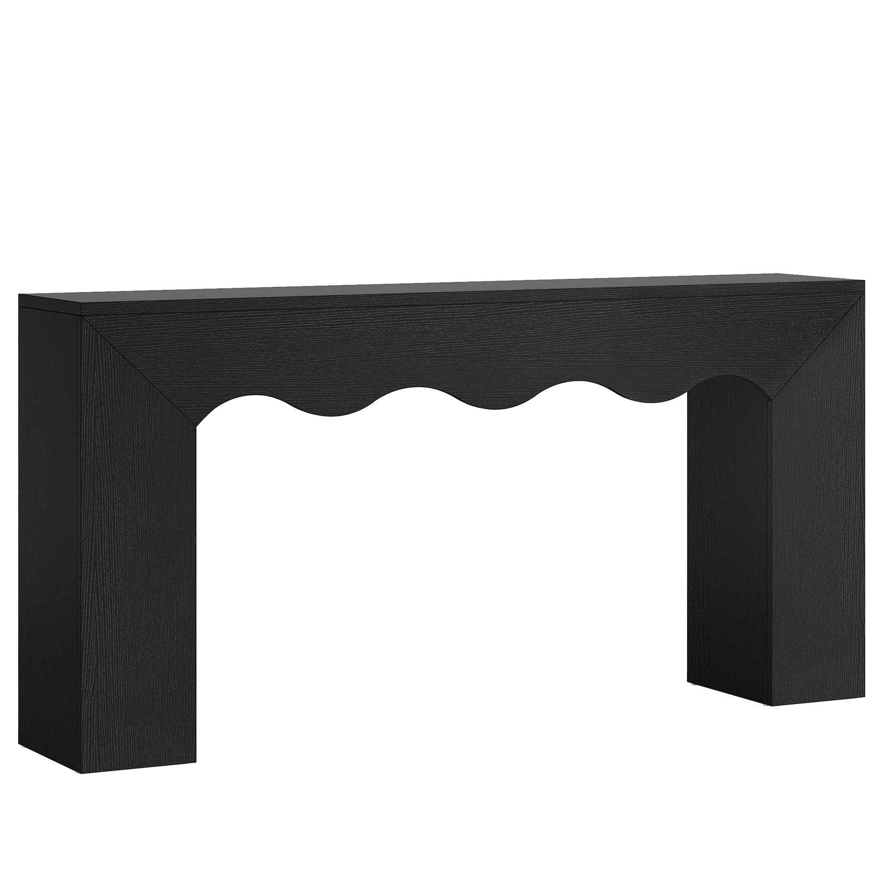 63" Console Table, Wooden Sofa Table Entryway Table with Storage