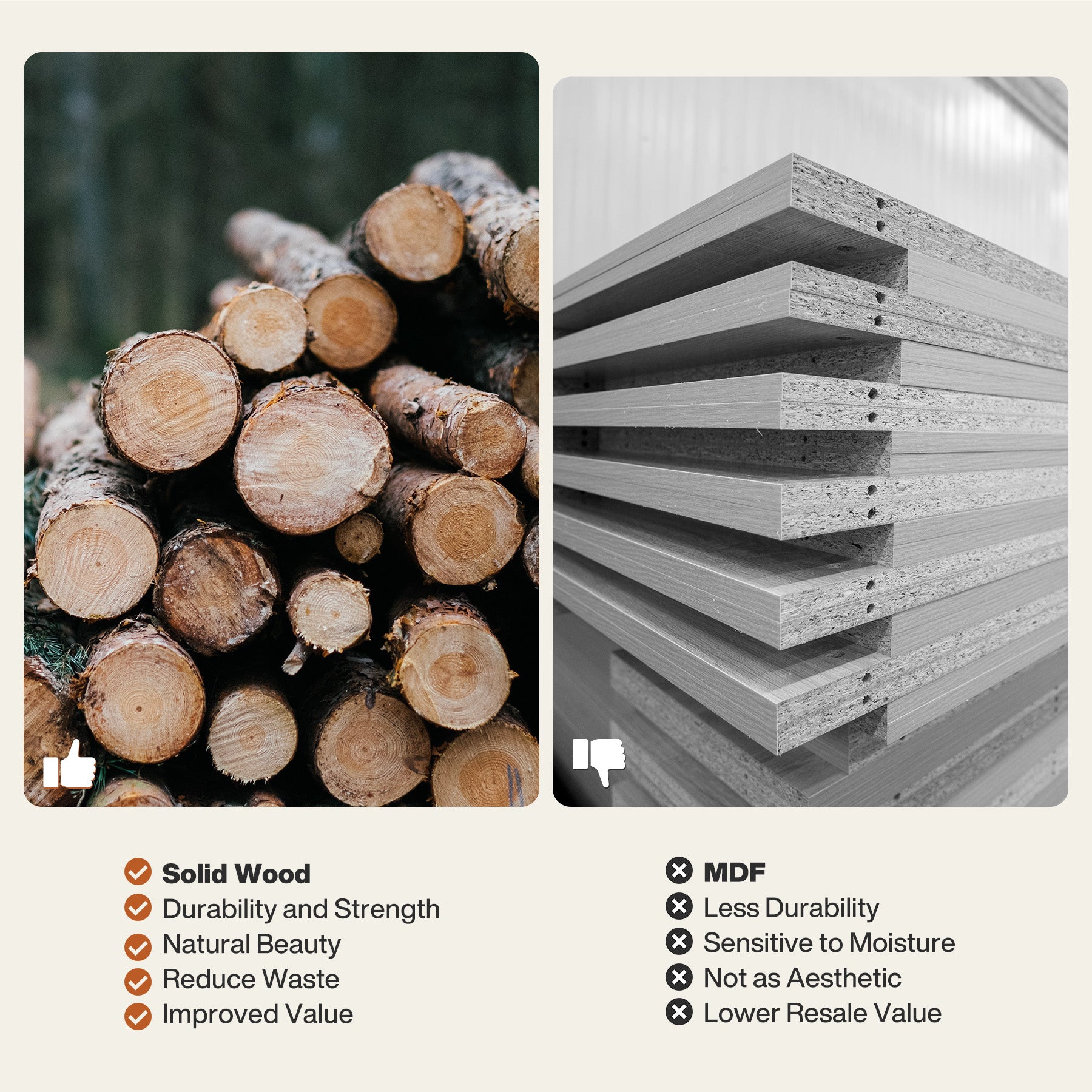 Solid Wood Console Table, 59" Sofa Table with Stable Curved Legs