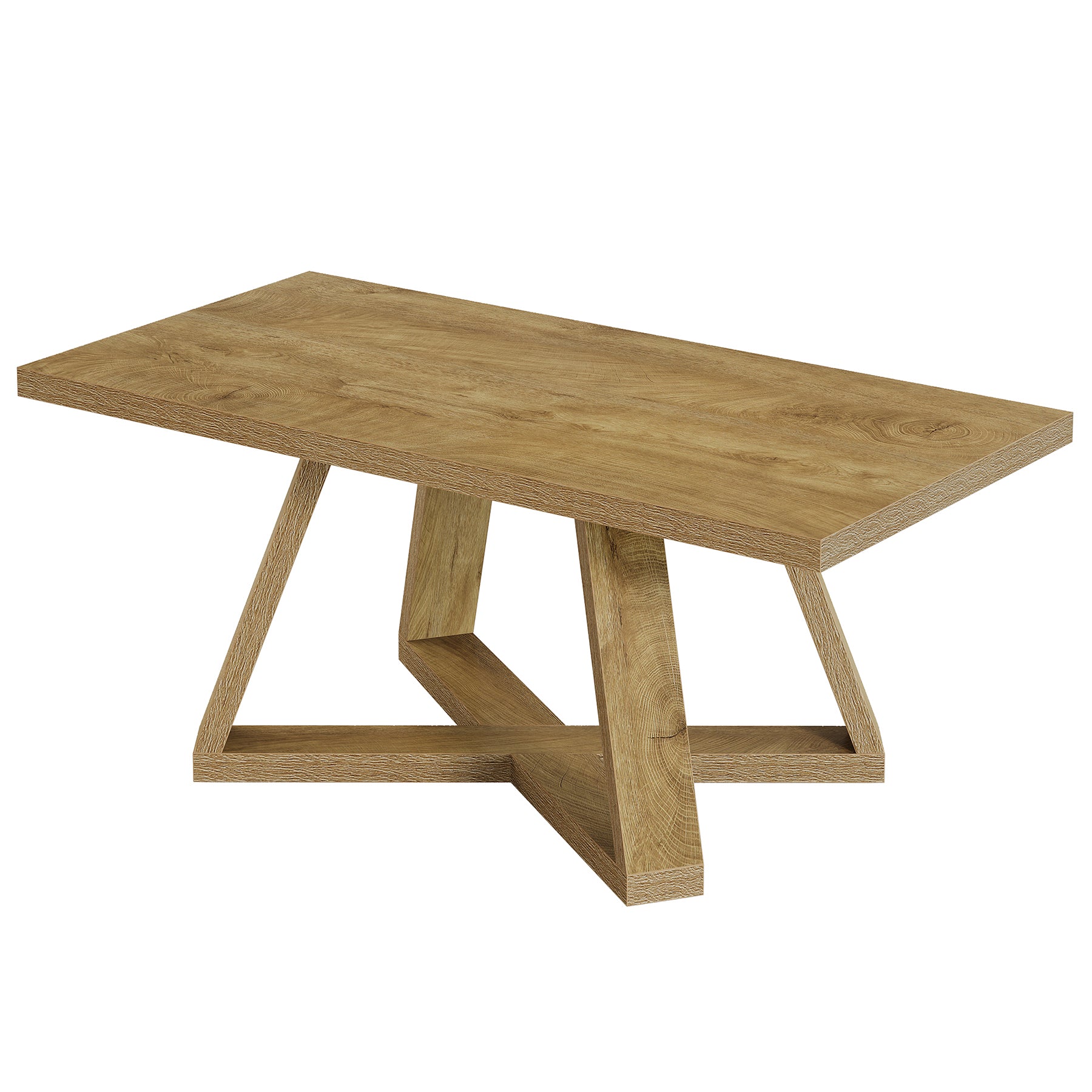 Rectangle Coffee Table, 47" Cocktail Tea Table for Living Room