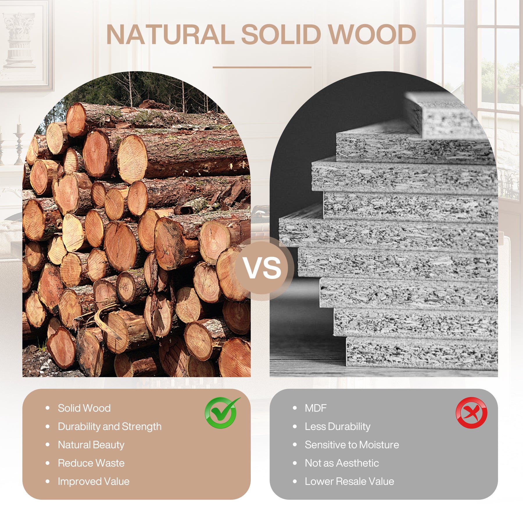 Solid Wood Console Table, 70.9" Sofa Table Behind Couch with 2-Tier Storage